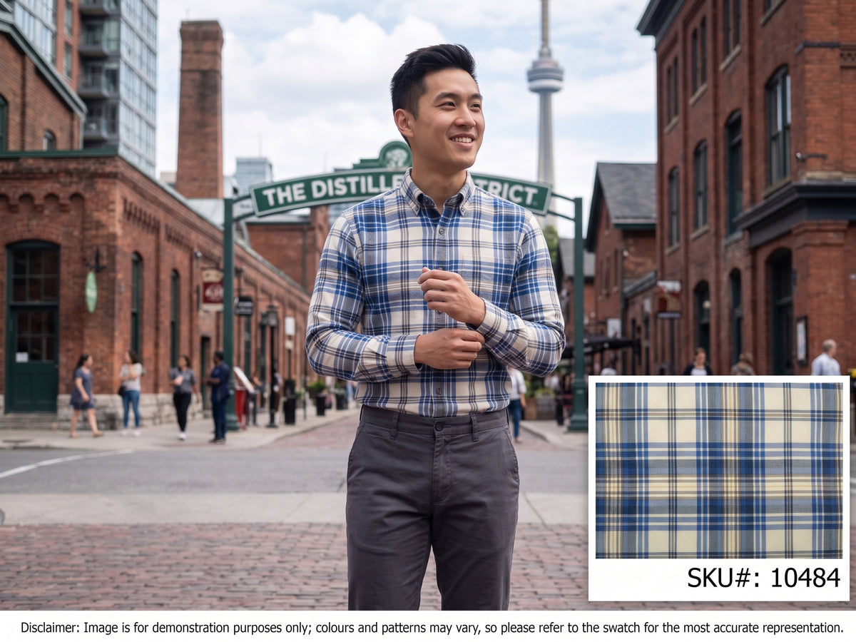 Multicolour Check Cotton Blazer Shirting