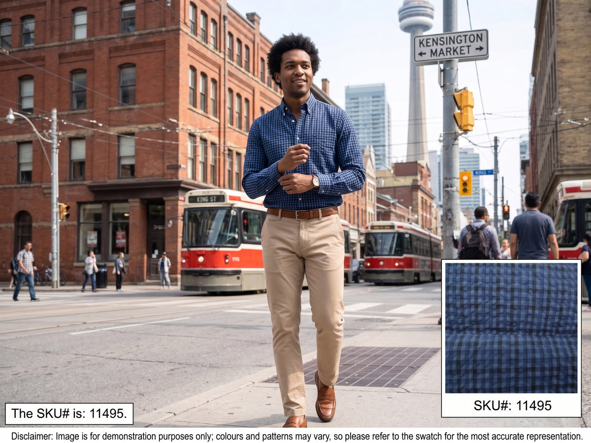 Multicolour Check Cotton Shirting
