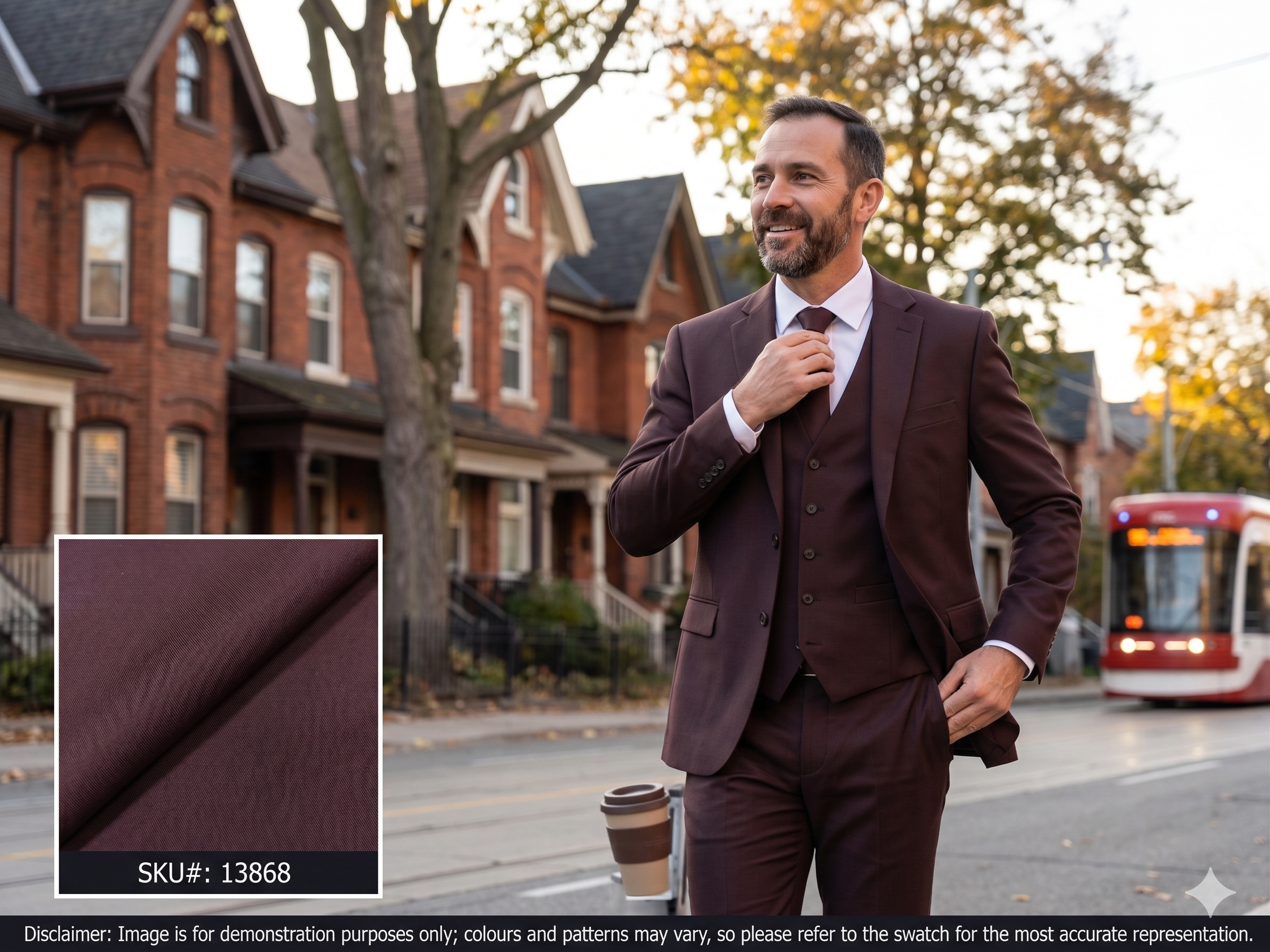 Mohair Tuxedo fabric ( NEW 2024 )