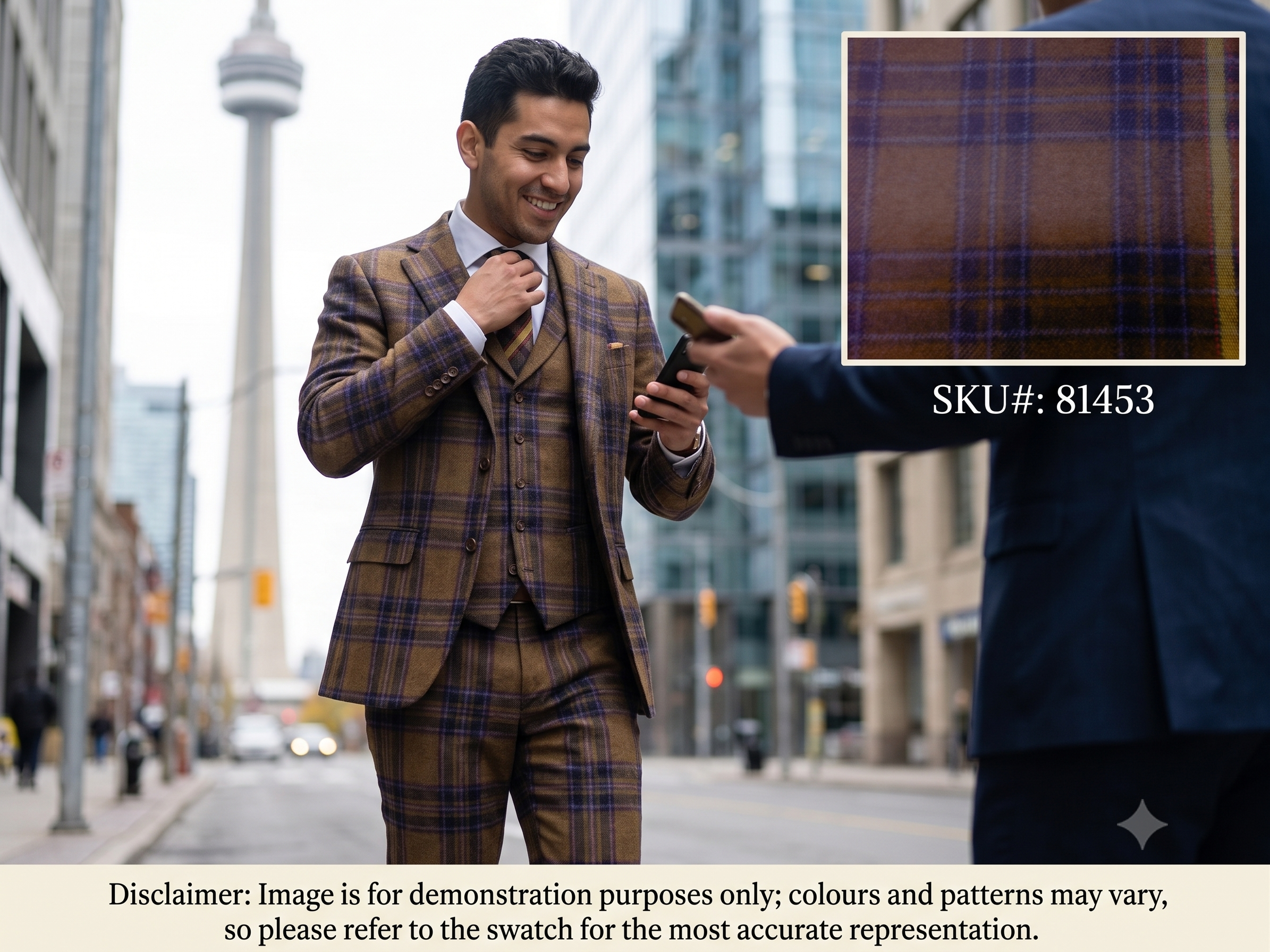 Multi colour Check Cashmere Wool Blazer Suiting Fabrics