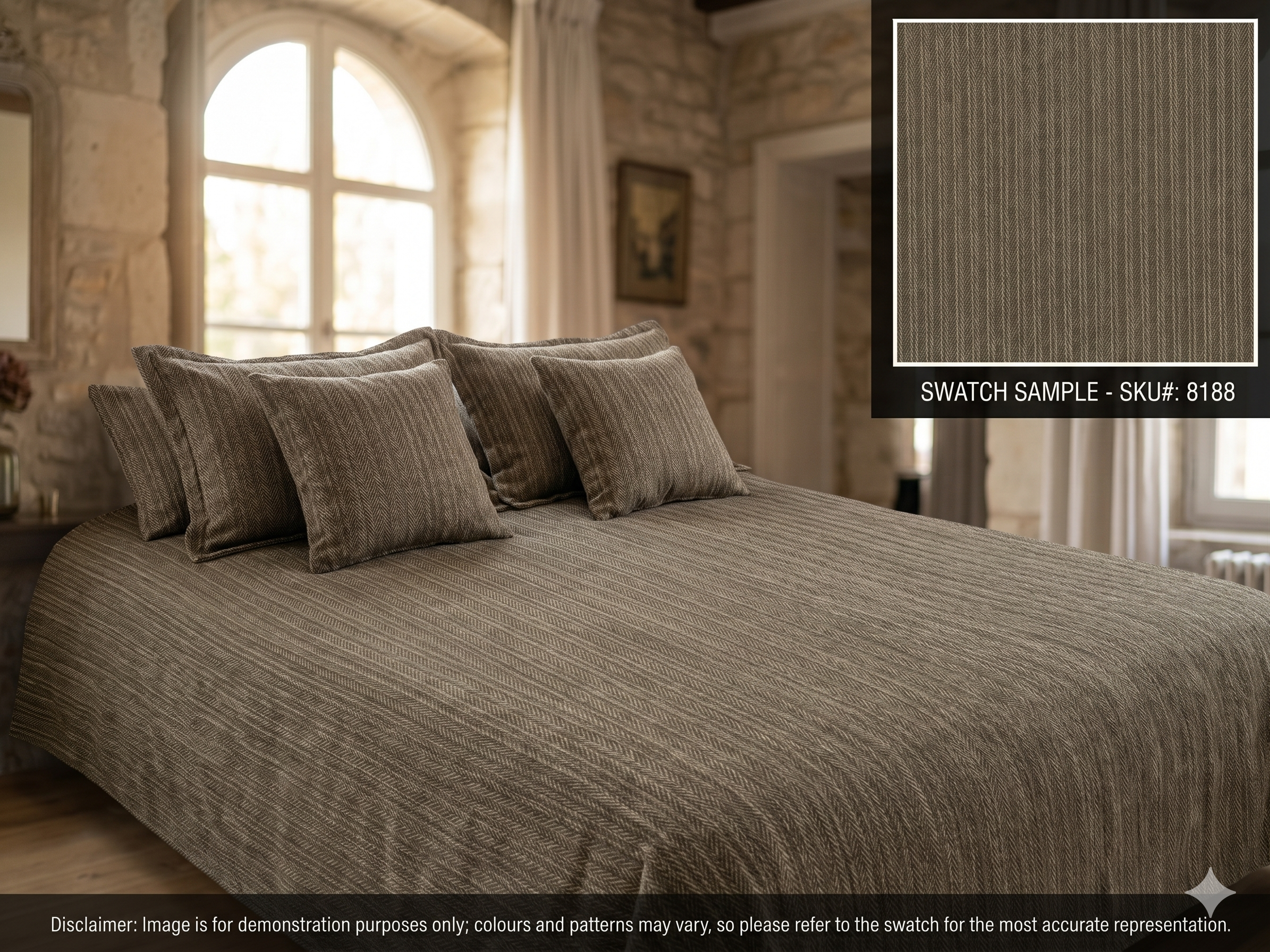 Soft Khaki Double-Planed Microfibre