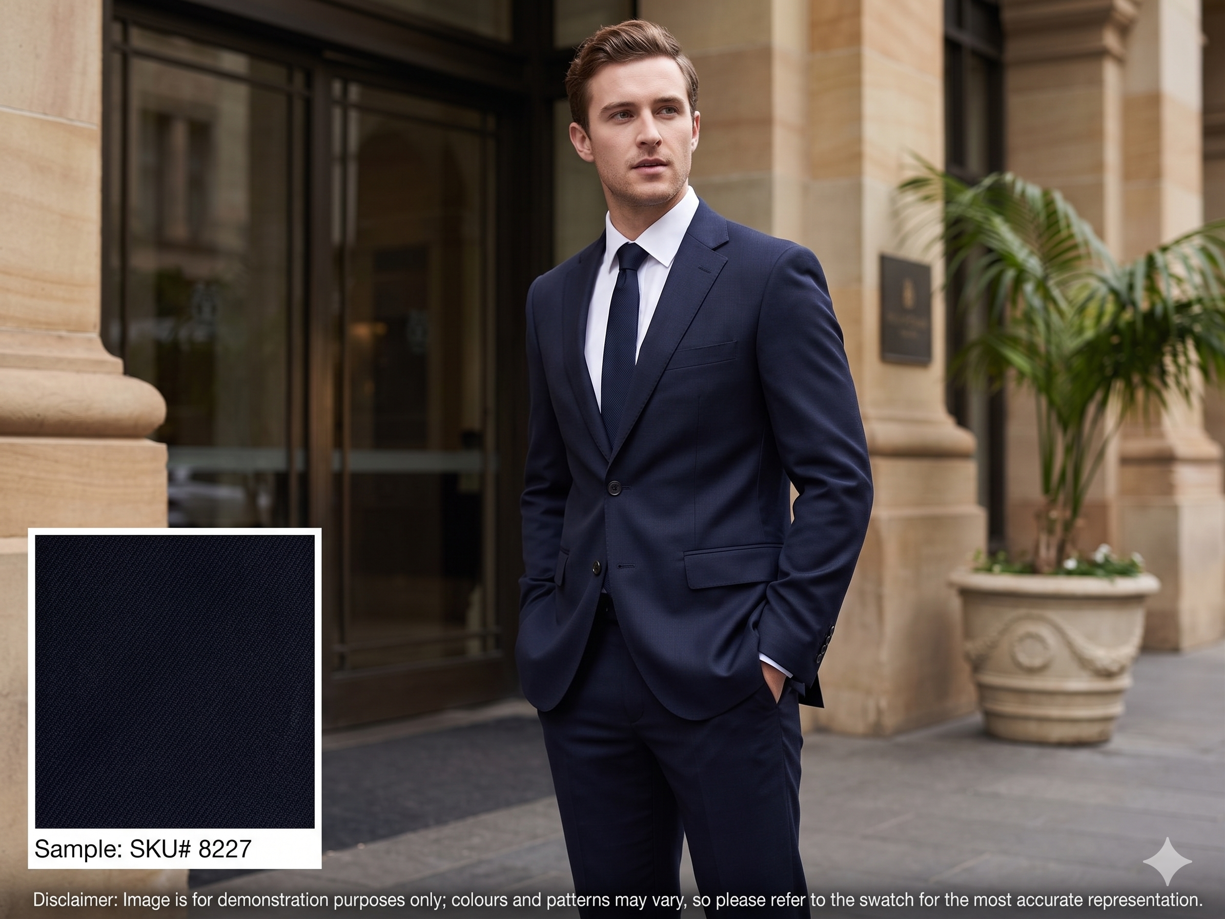 Navy Wool