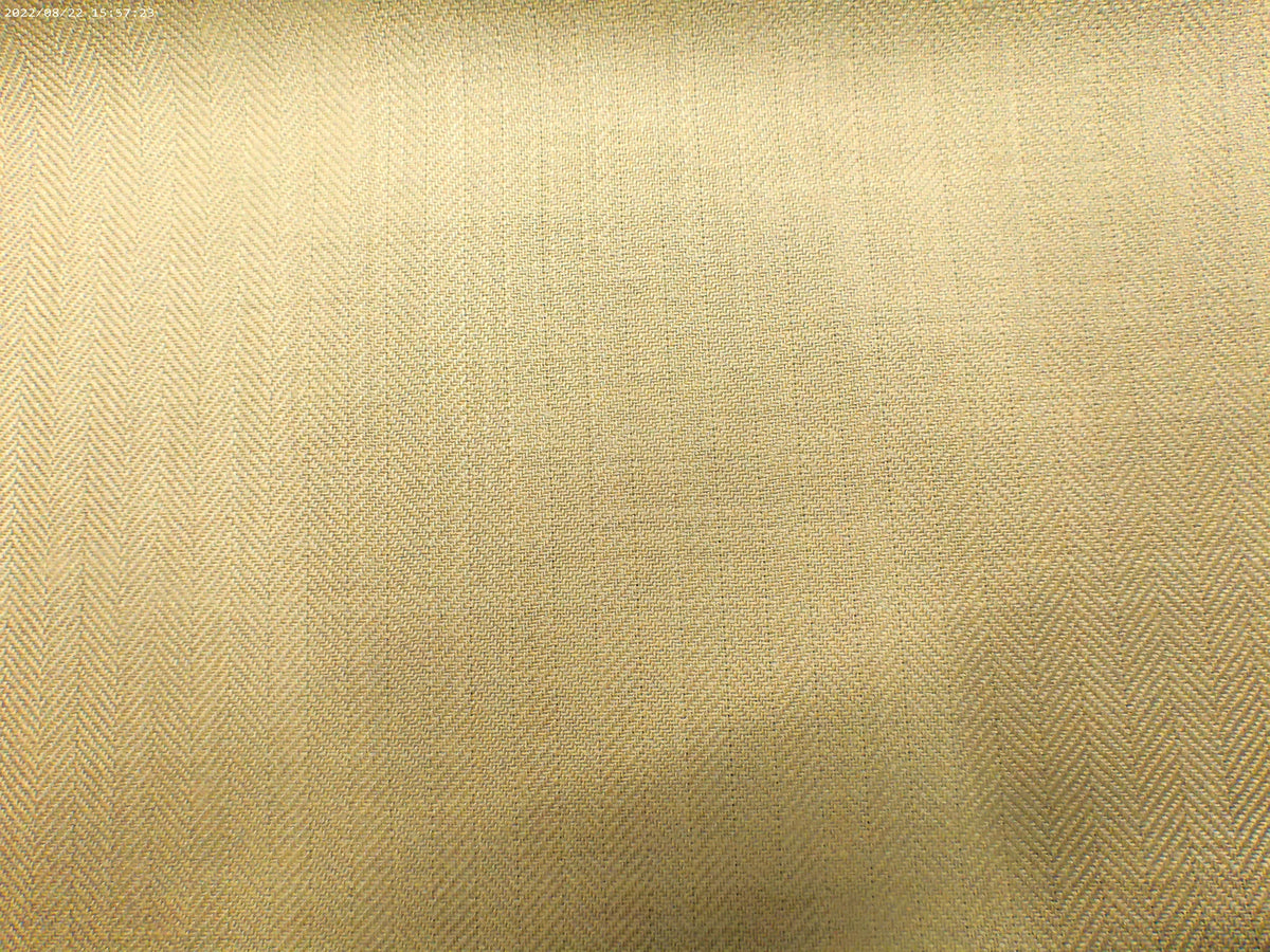 Yellow Gold Herringbone Suiting, Blazer Or Jacket  Fabric