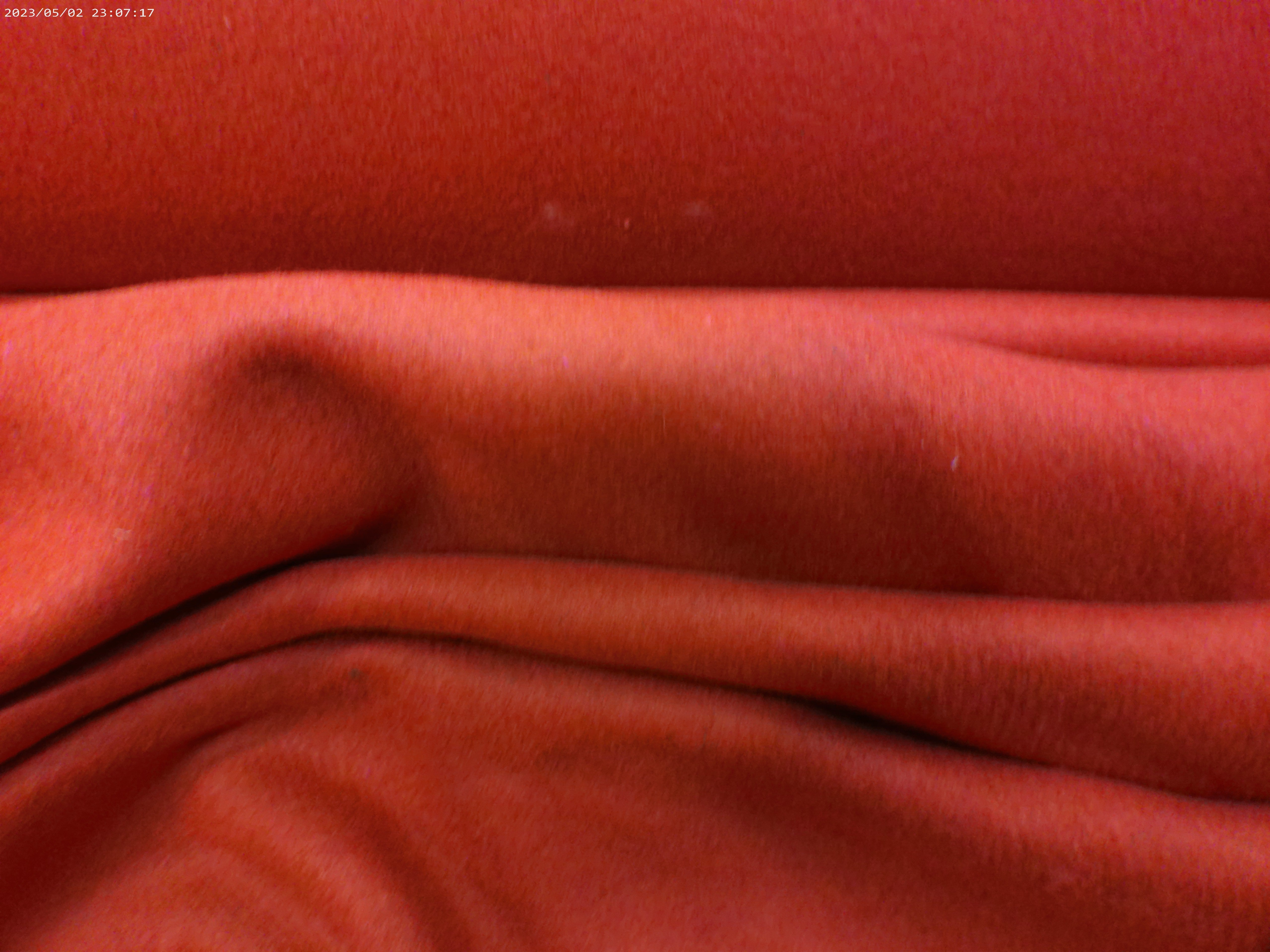 Apple Red Plain Wool Coating