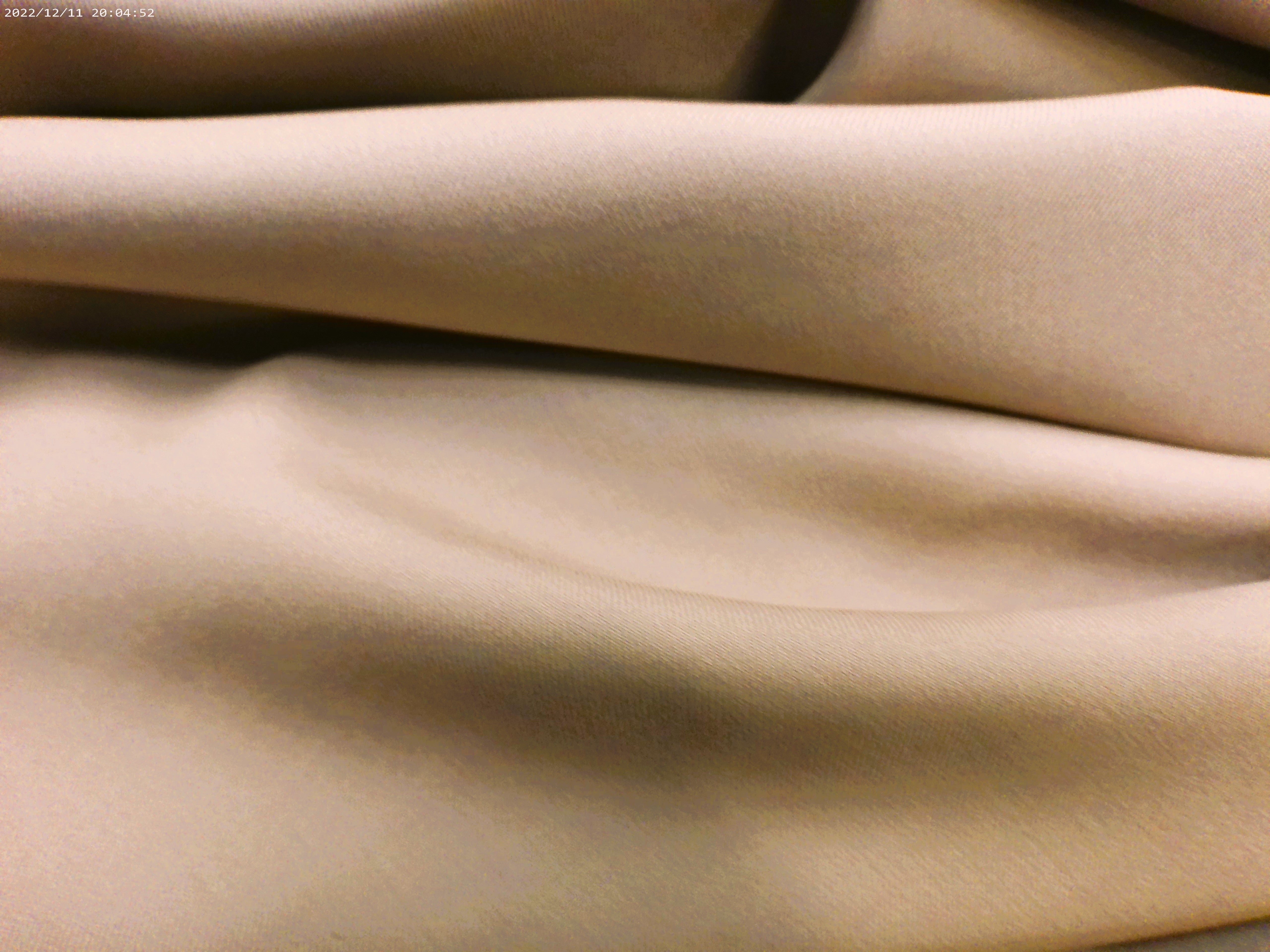 Beige Plain Worsted Wool Suiting
