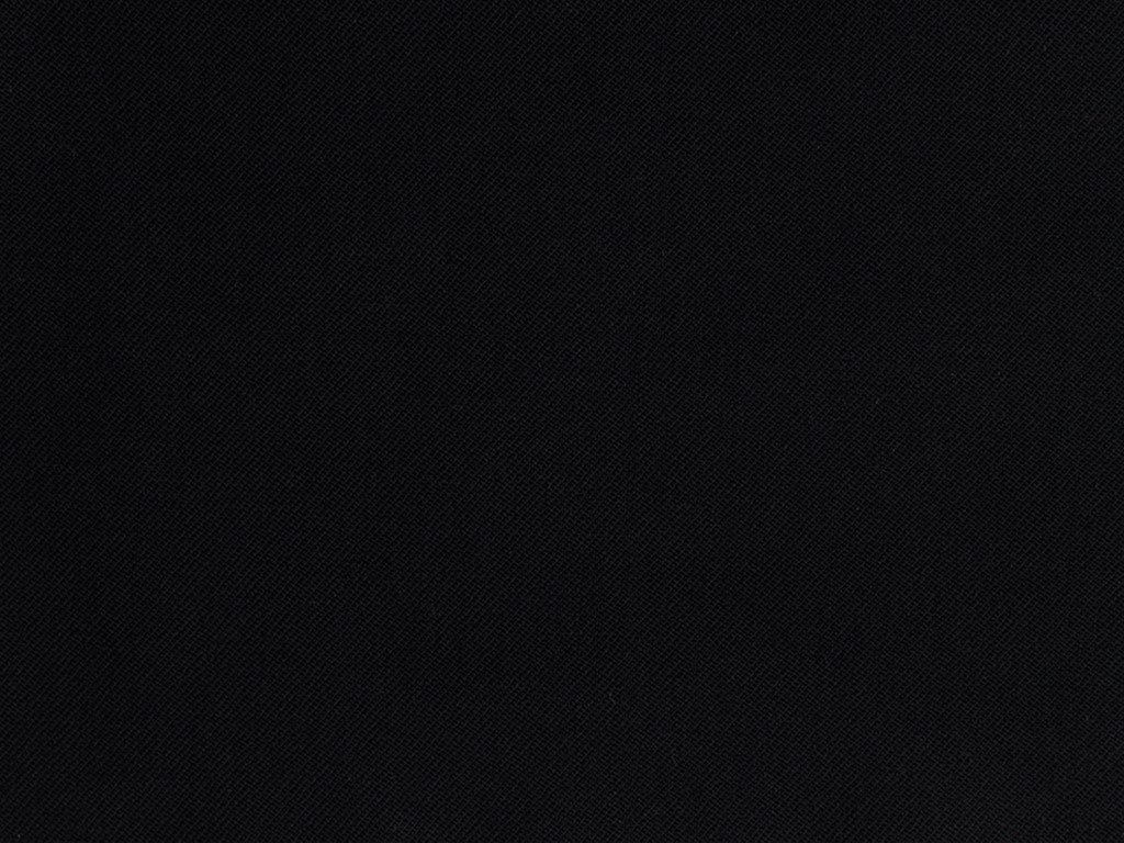 Black Plain Worsted Wool Blazer