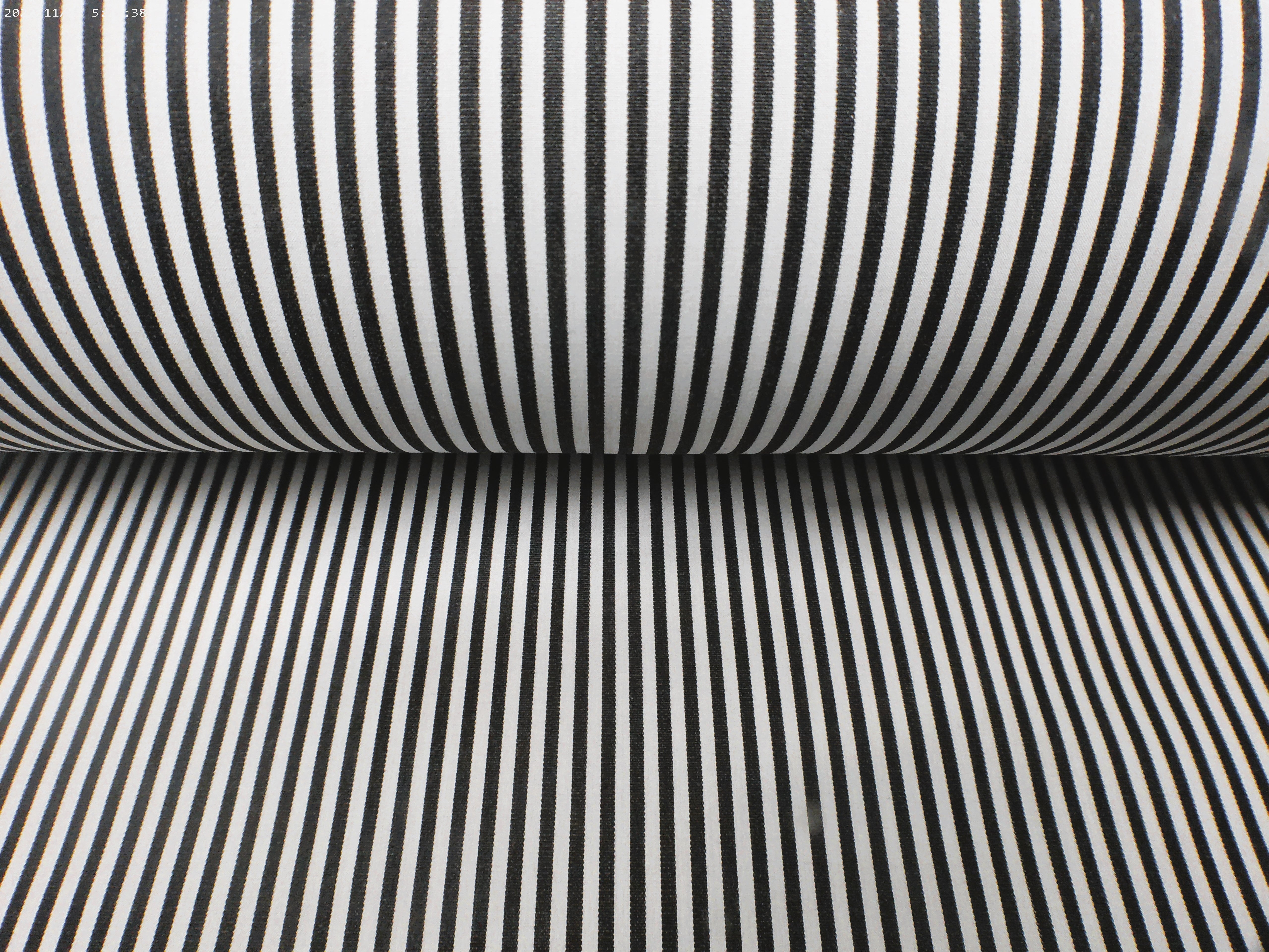 Black White Bengal Stripe Egyptian Cotton Dresses Shirting