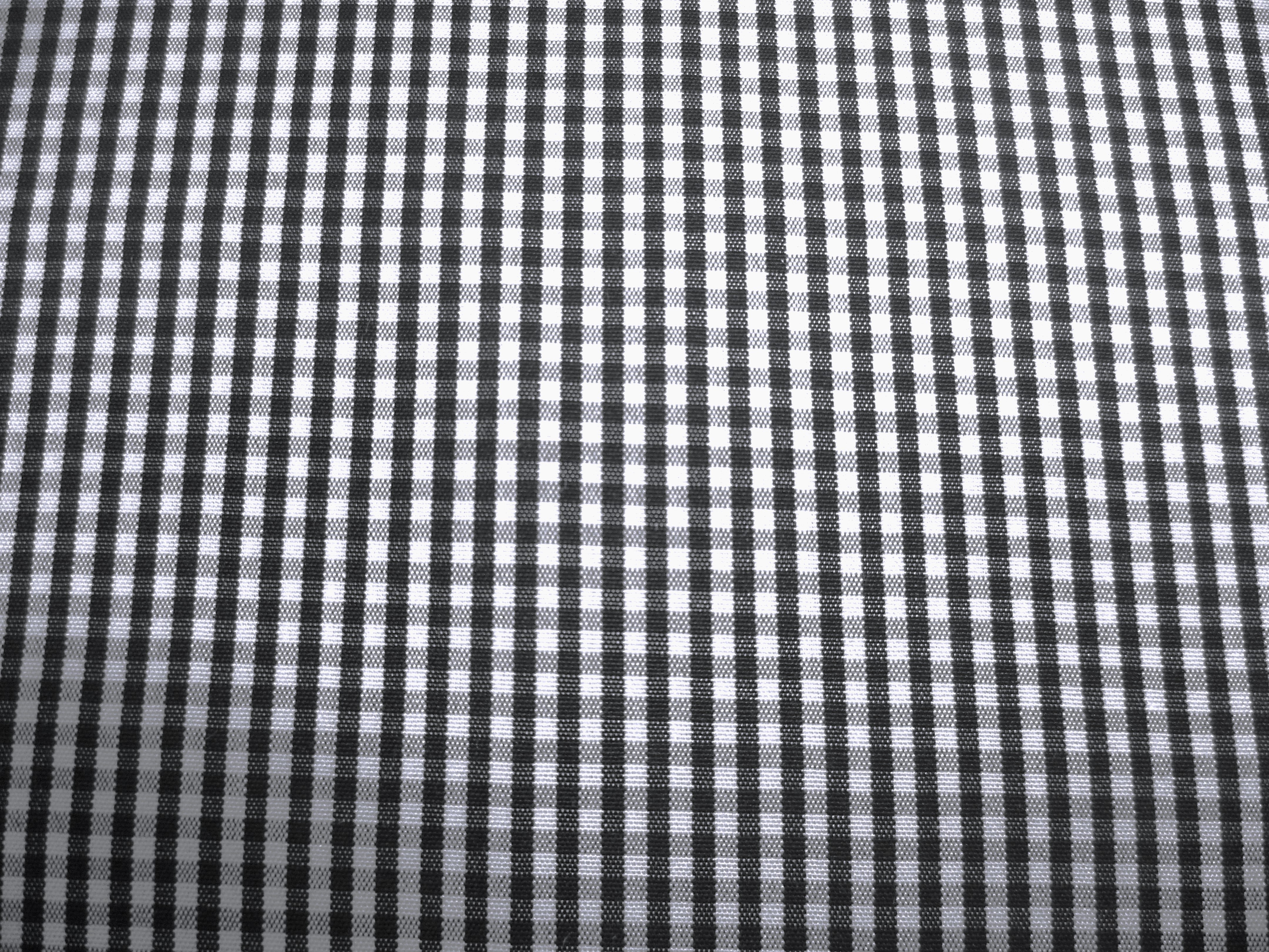 Black White Check Cotton Dresses Shirting