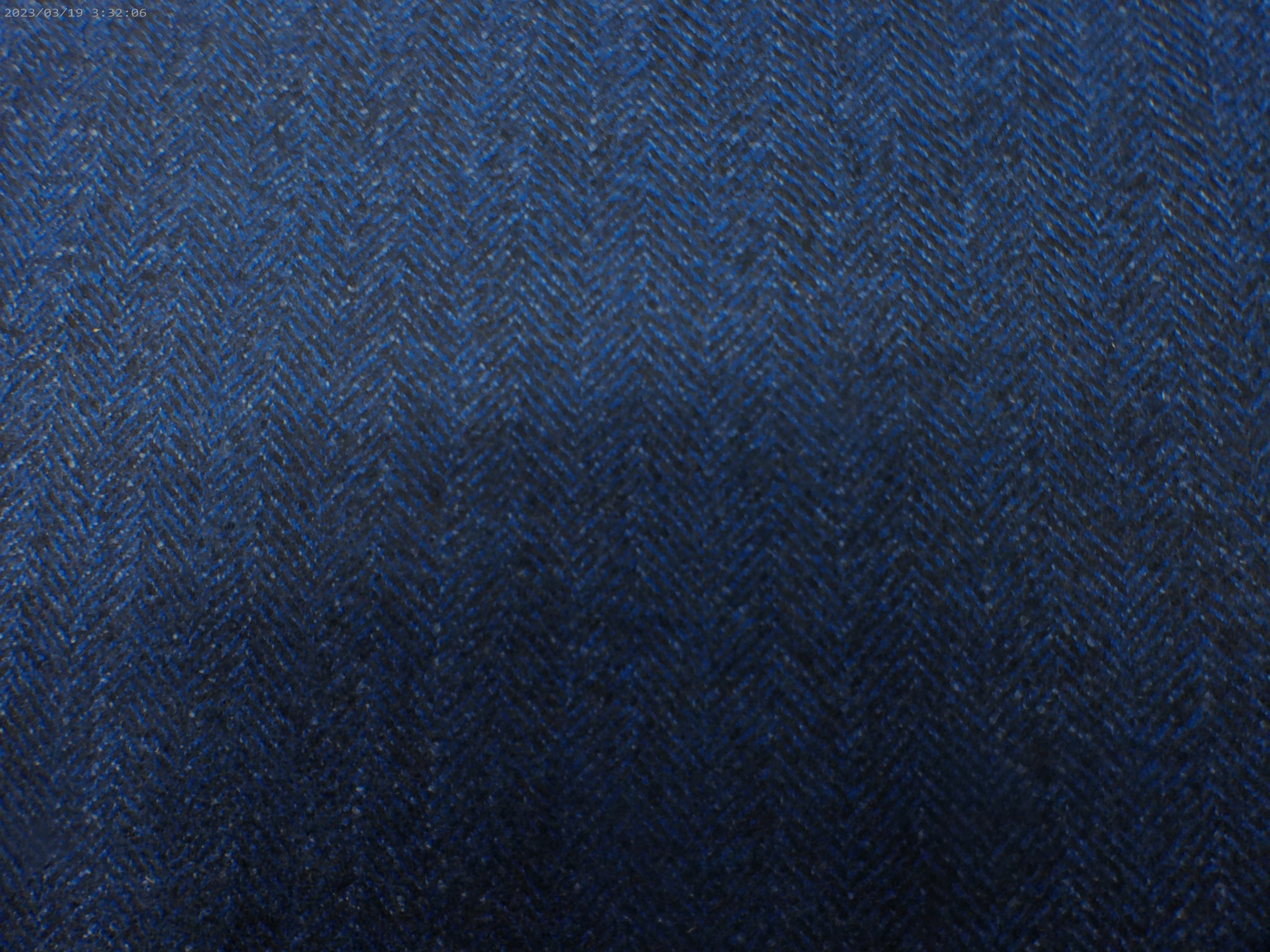 Blue Black Herringbone Wool Cashmere Blazer