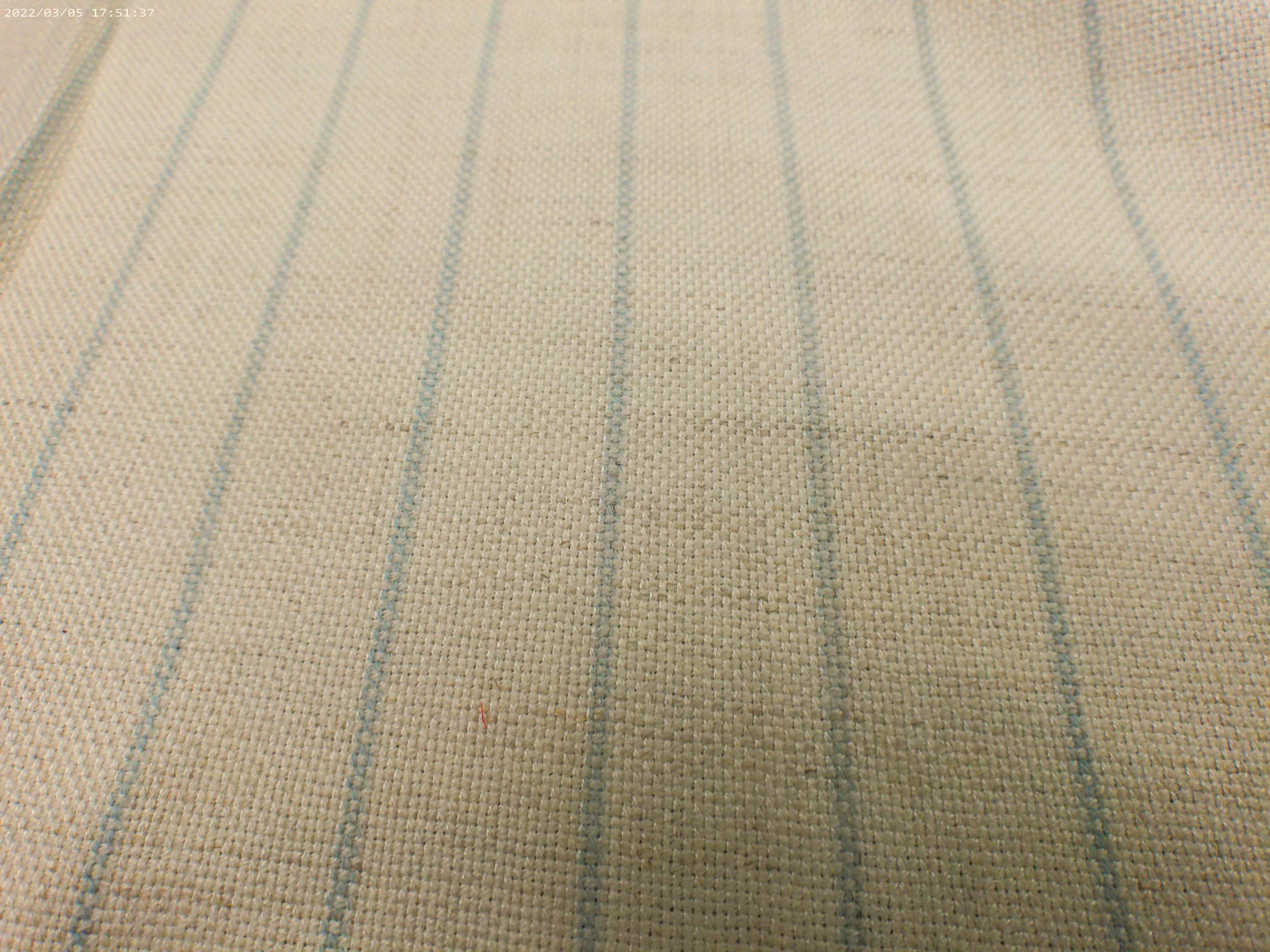 Blue Cream Stripe Silk Linen Wool Blazer Suiting