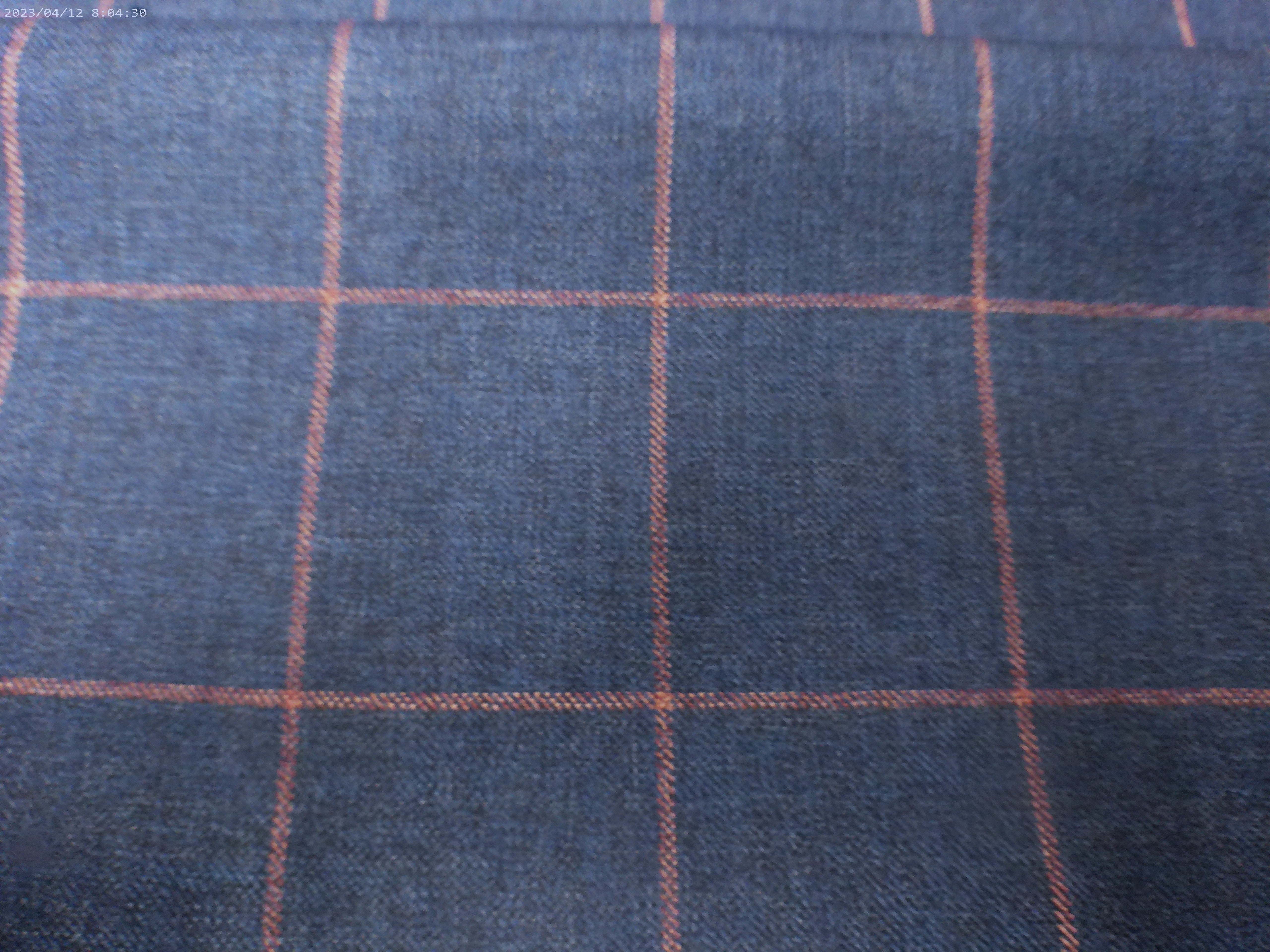 Blue Pink Check Cashmere Silk Vicuna Blazer