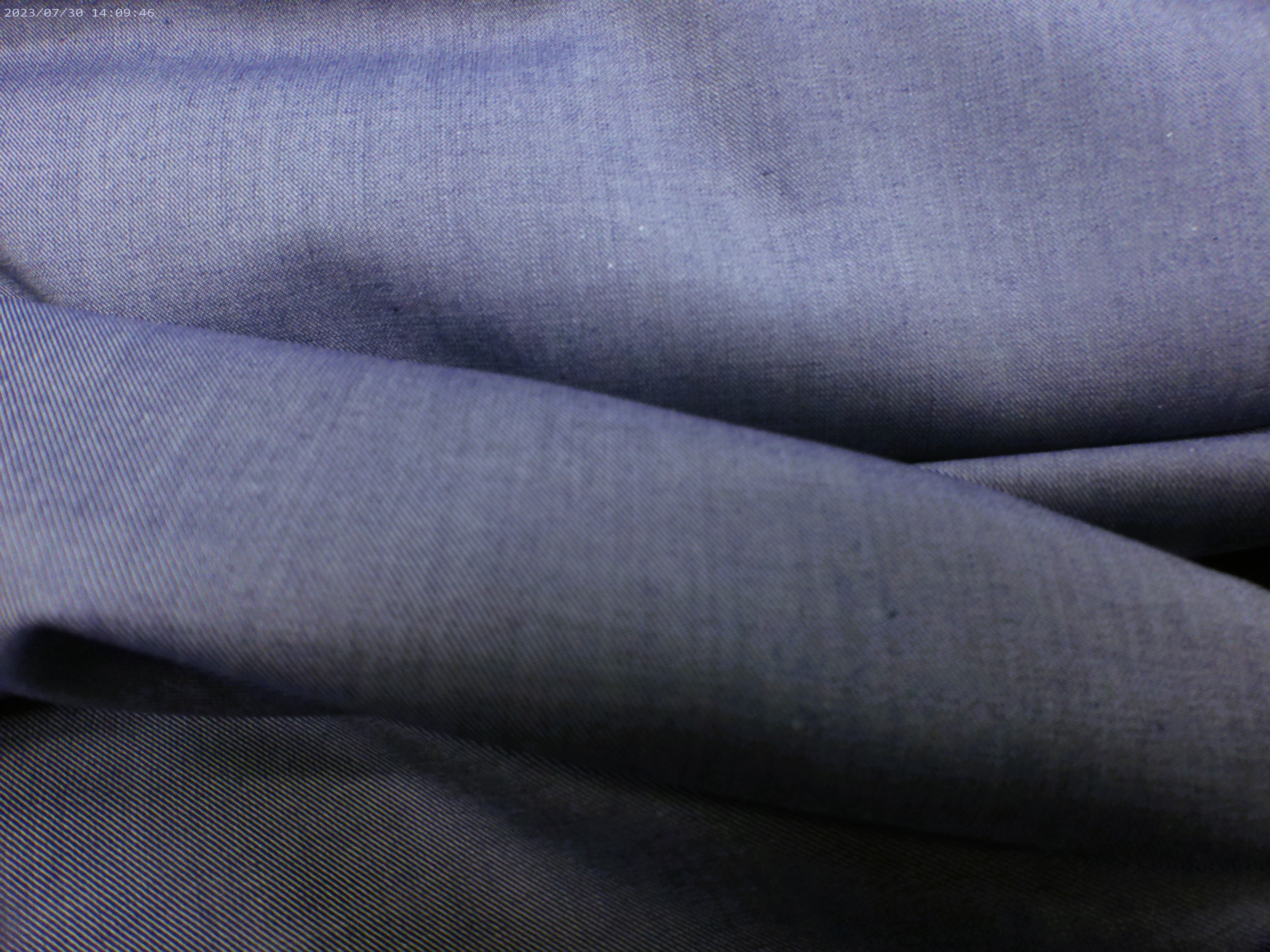Blue Plain Cotton Shirting