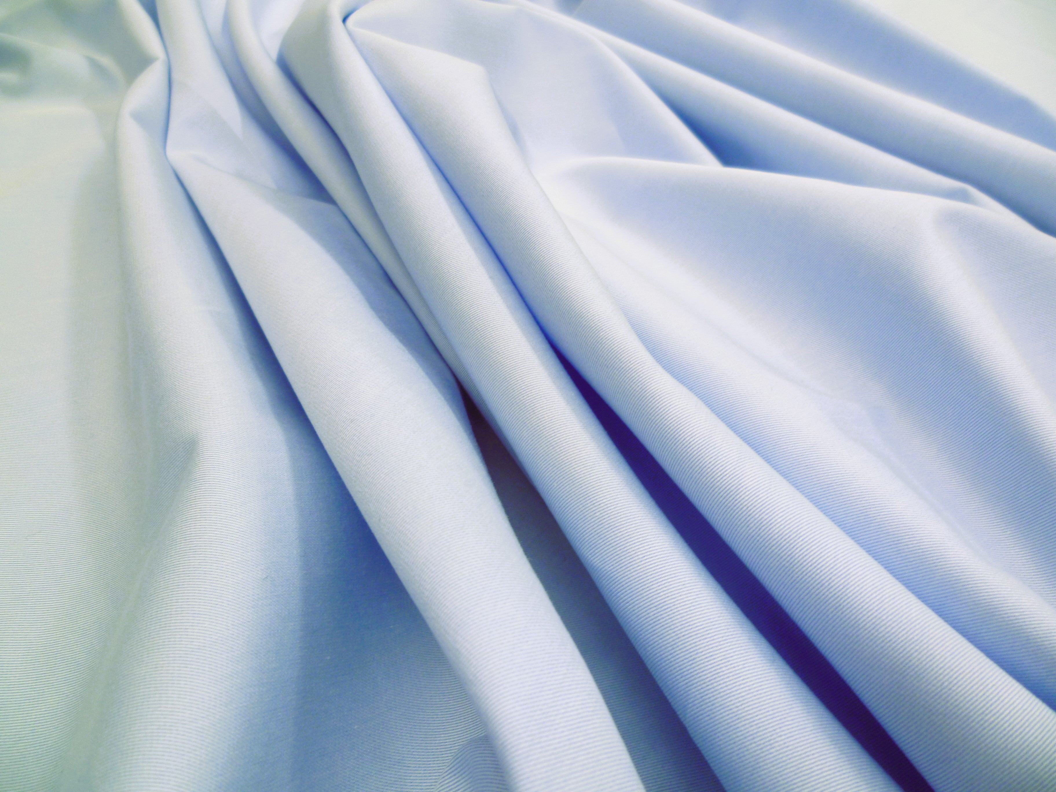 Blue Plain Egyptian Cotton Shirting