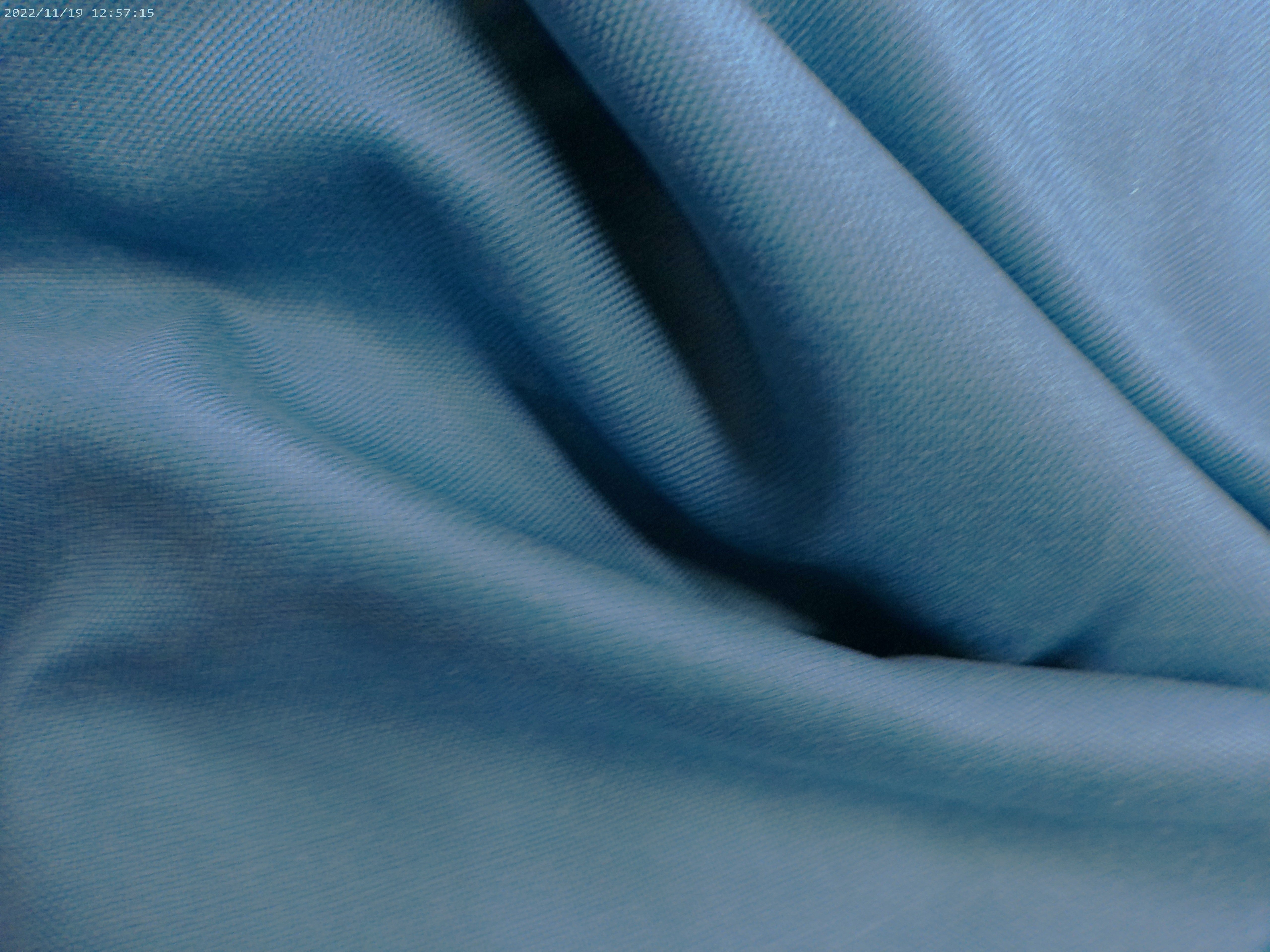 Blue Plain Silk Cashmere Suiting