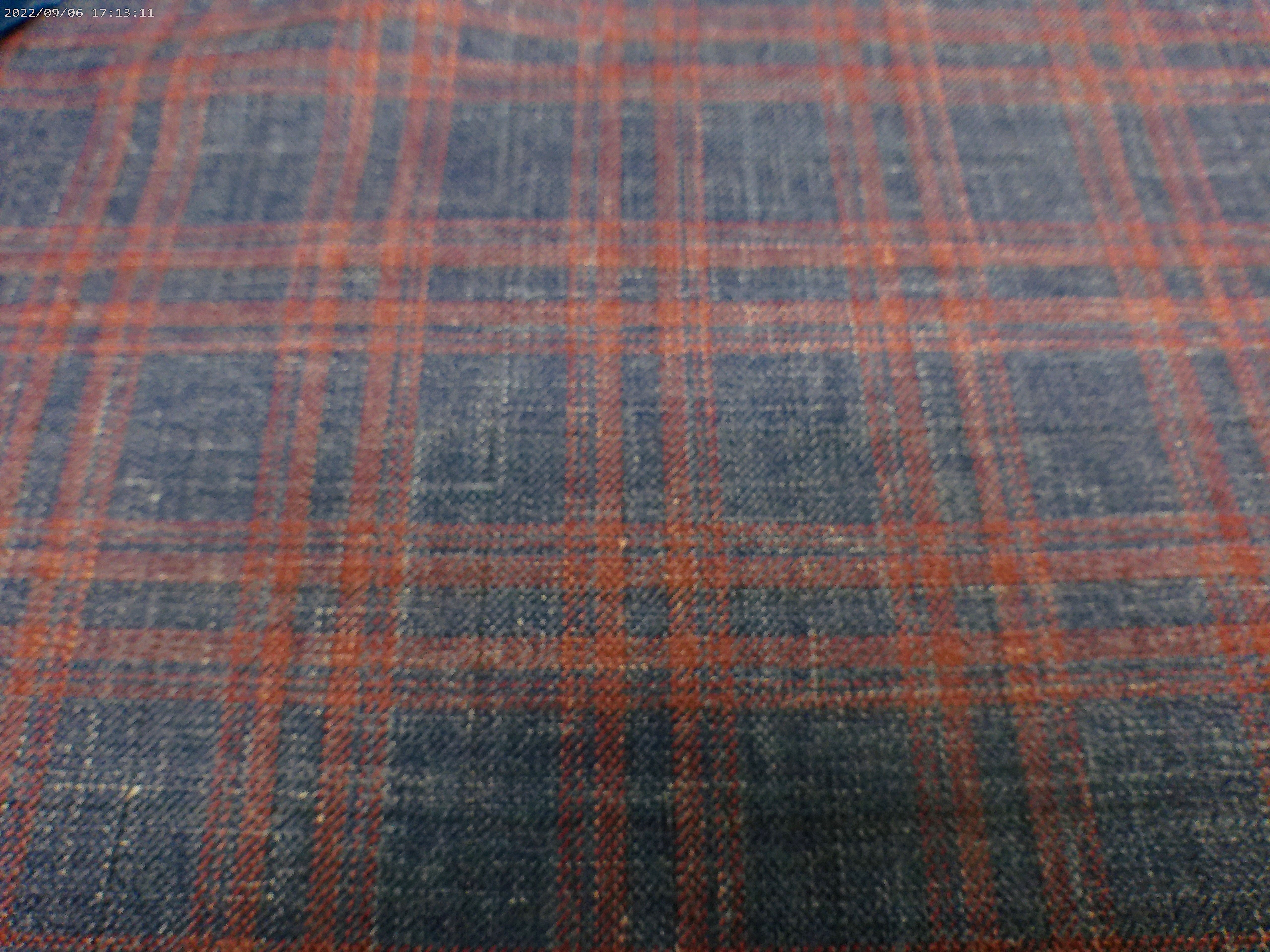 Blue Red Check Silk Linen Blazer Suiting