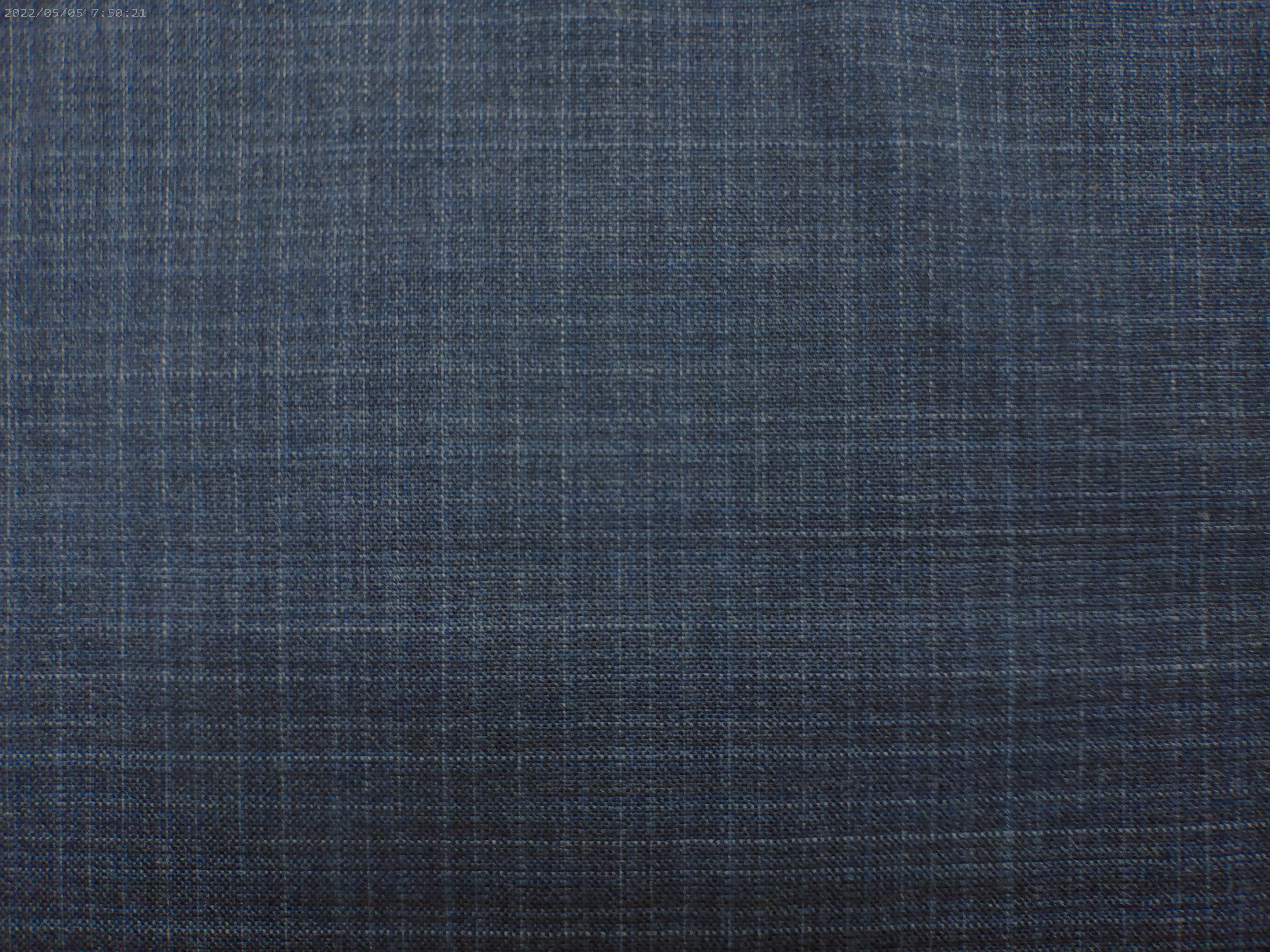 Blue Tonal Check Worsted Wool Suiting