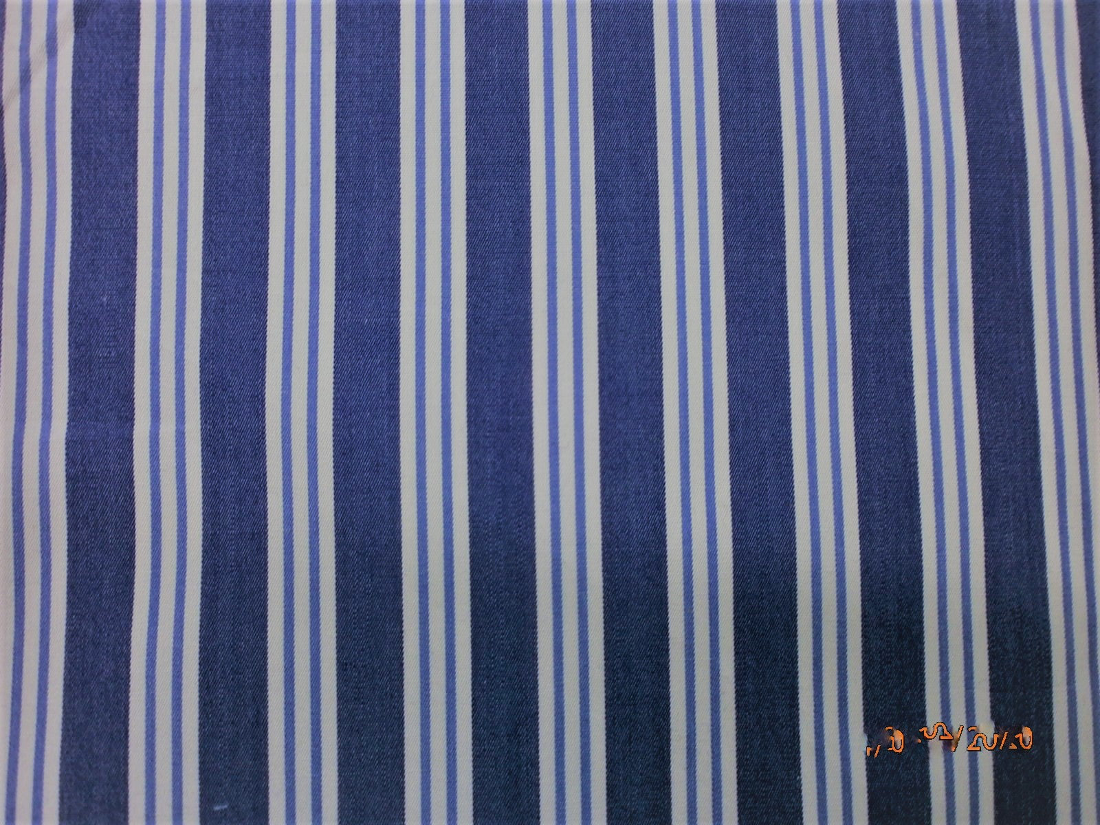 Blue White Stripe Cotton Dresses Shirting