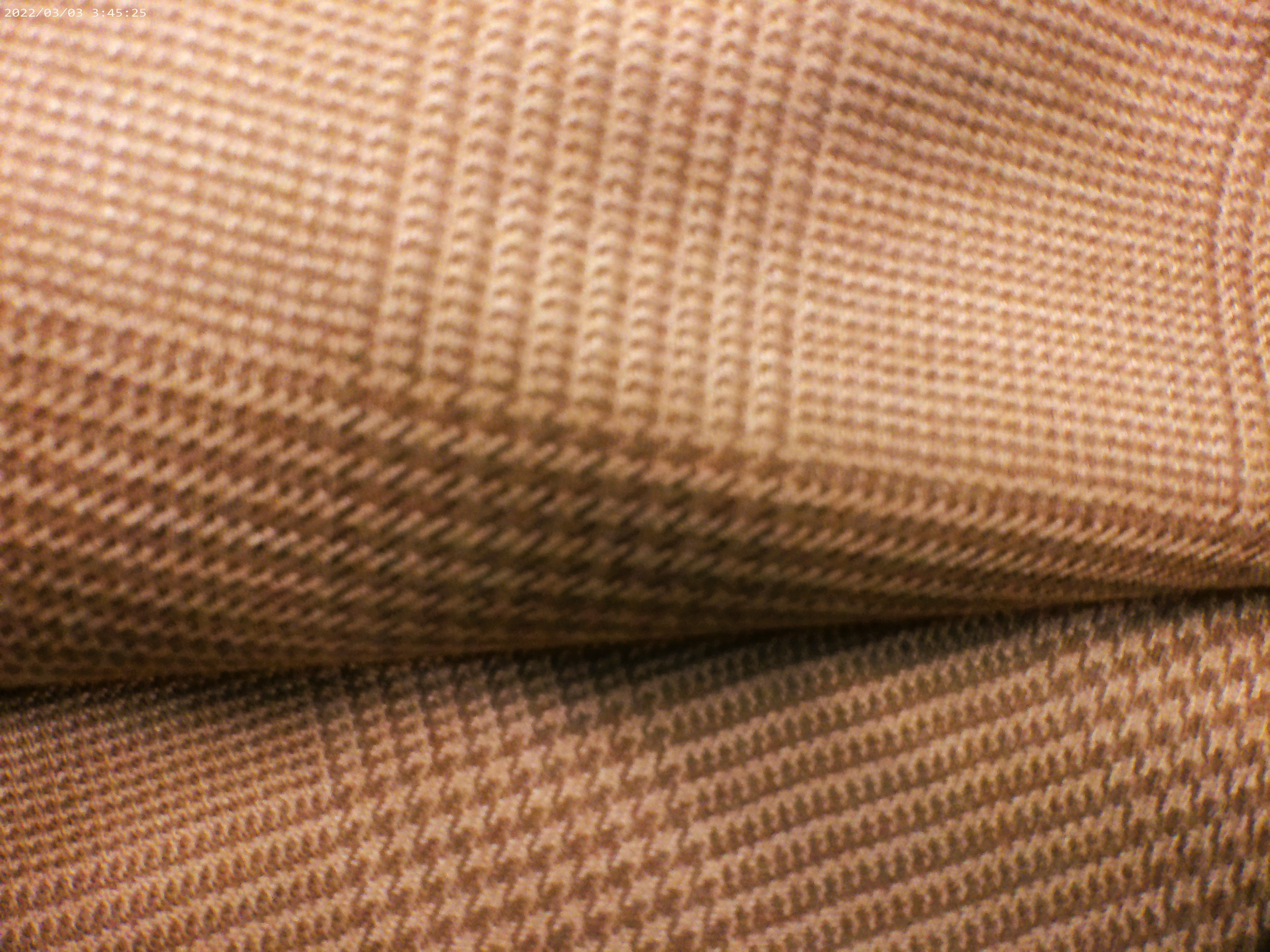 Brown Beige Check Cashmere Wool Blazer