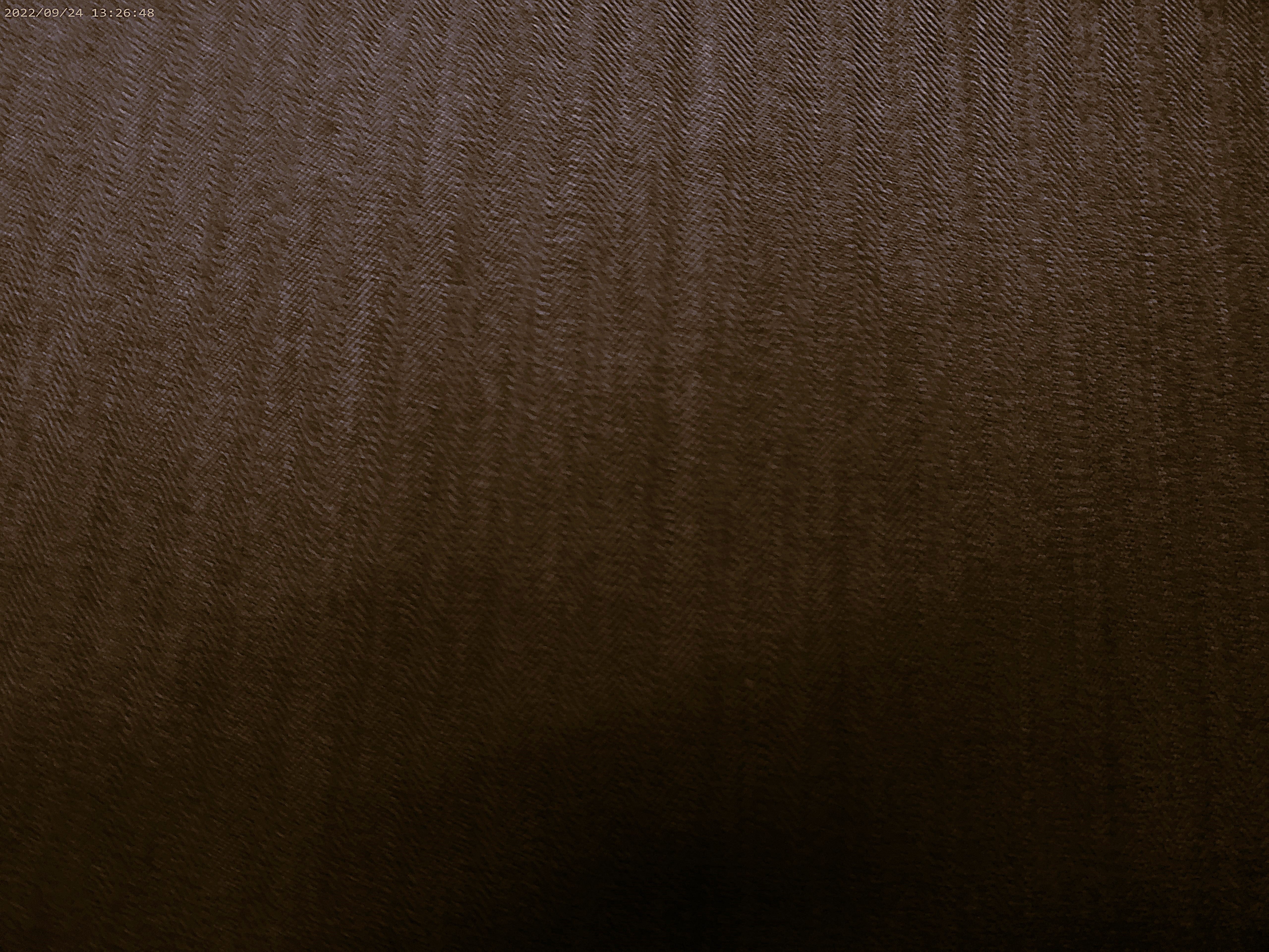 Brown Herringbone Worsted Wool Suiting