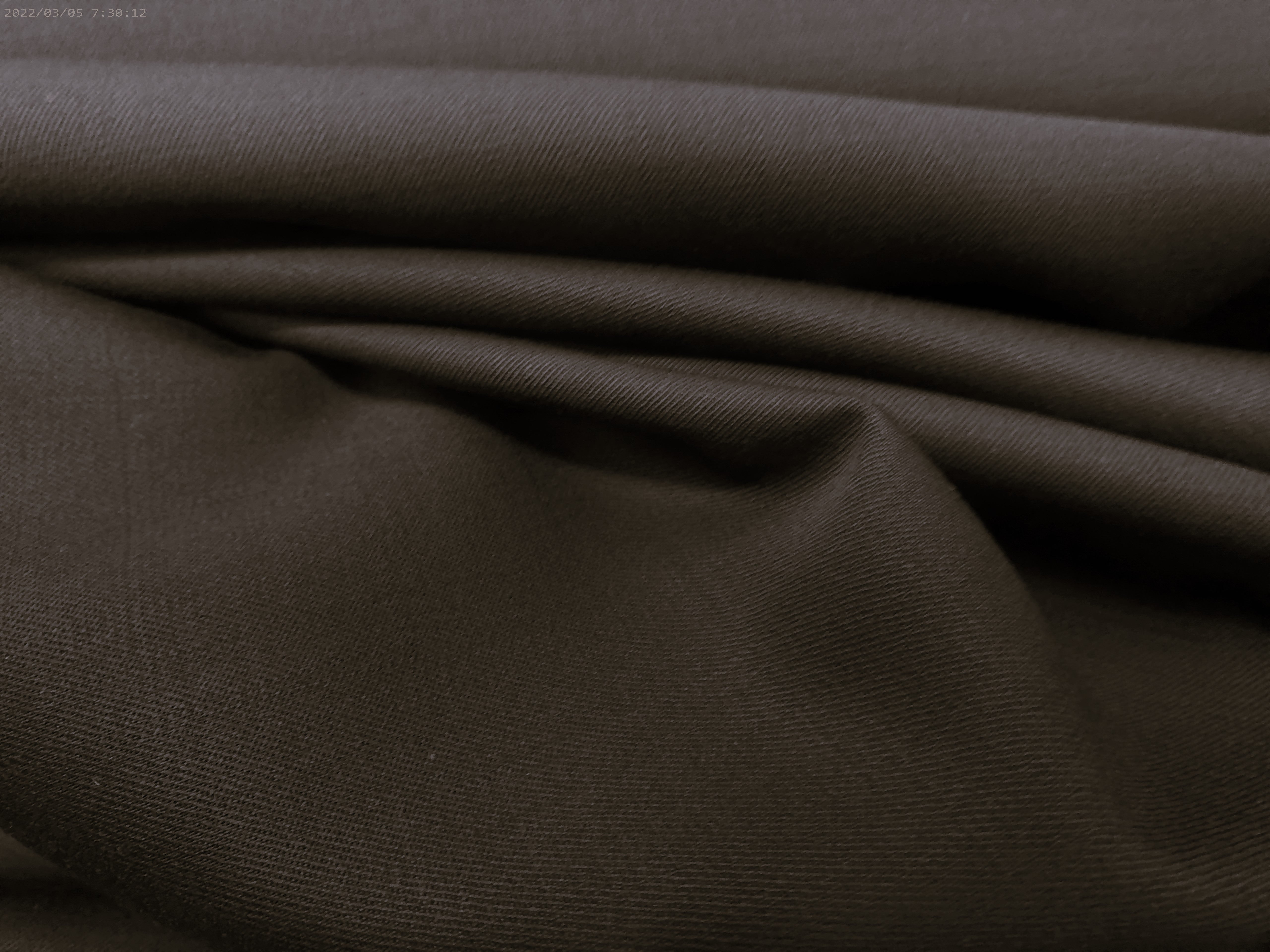 Brown Plain Wool Suiting
