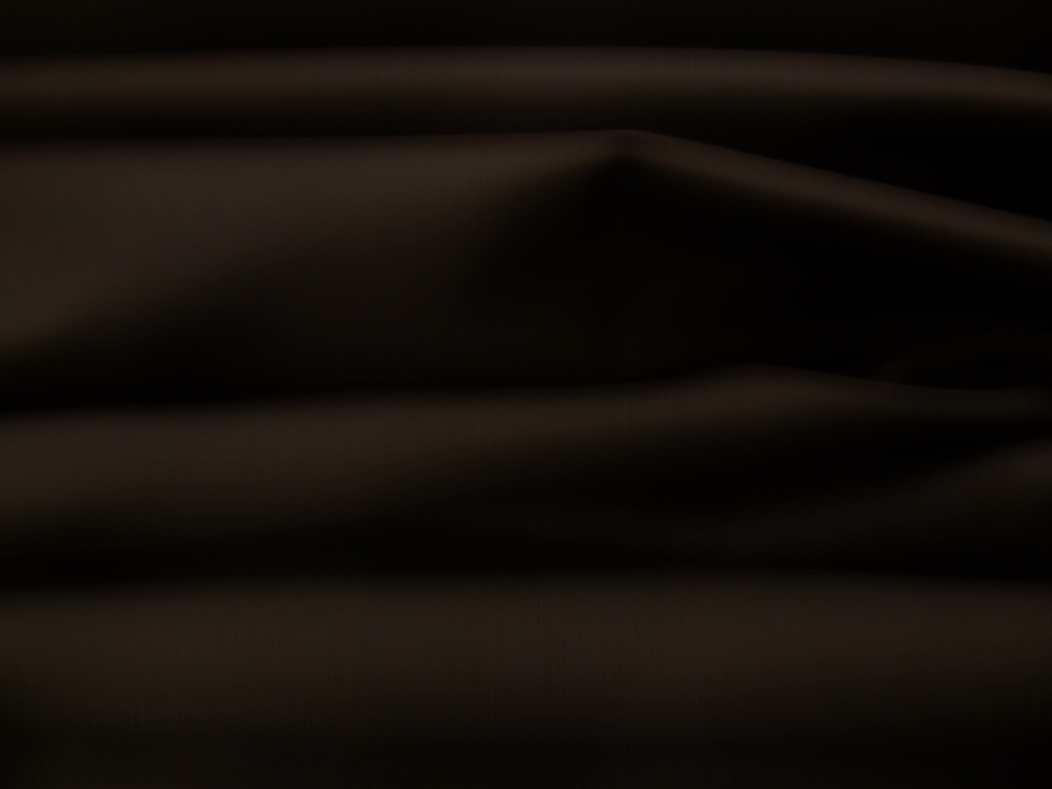 Brown Plain Worsted Wool Suiting