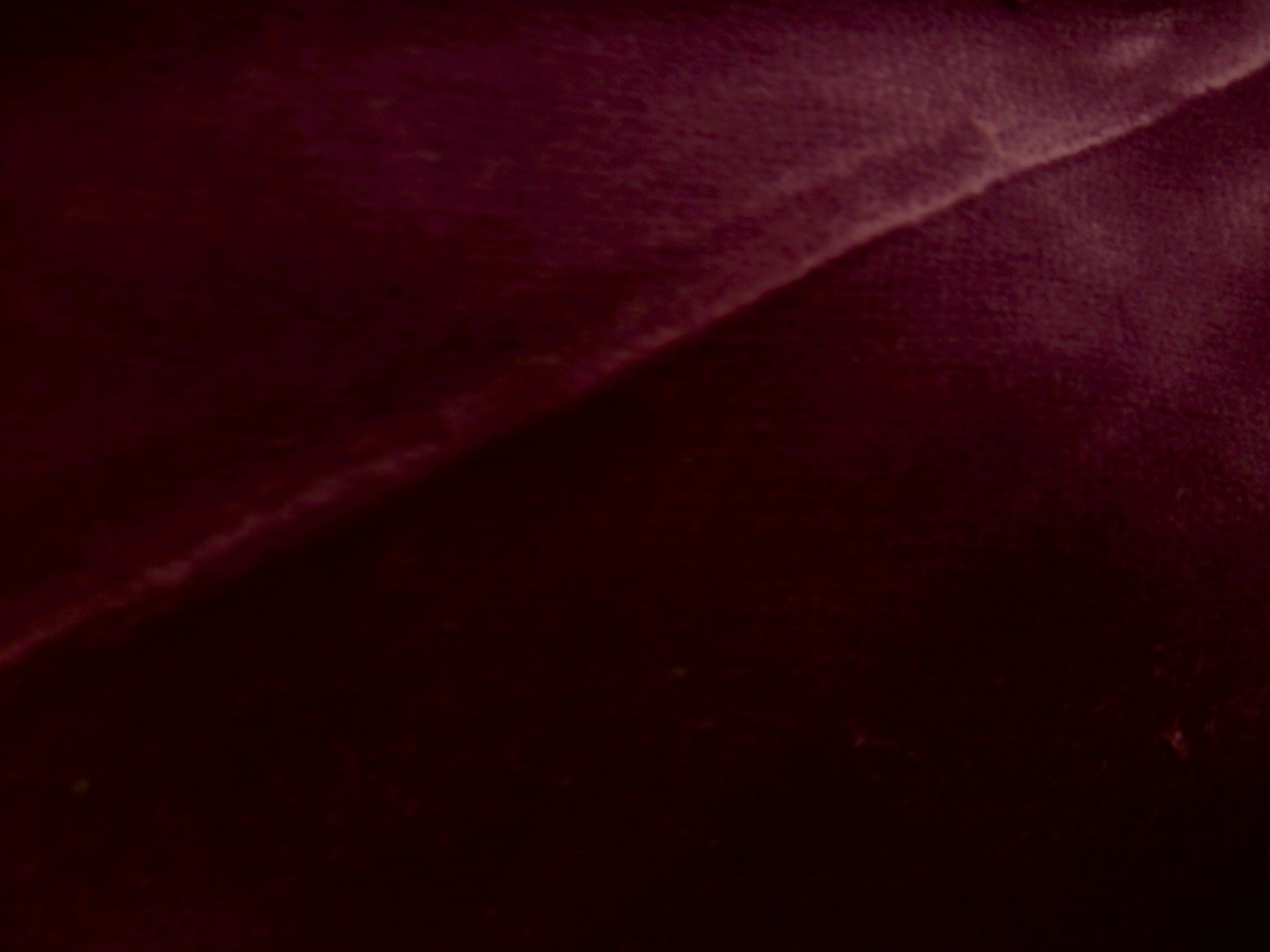 Burgundy Red Plain Cotton Velvet Interior