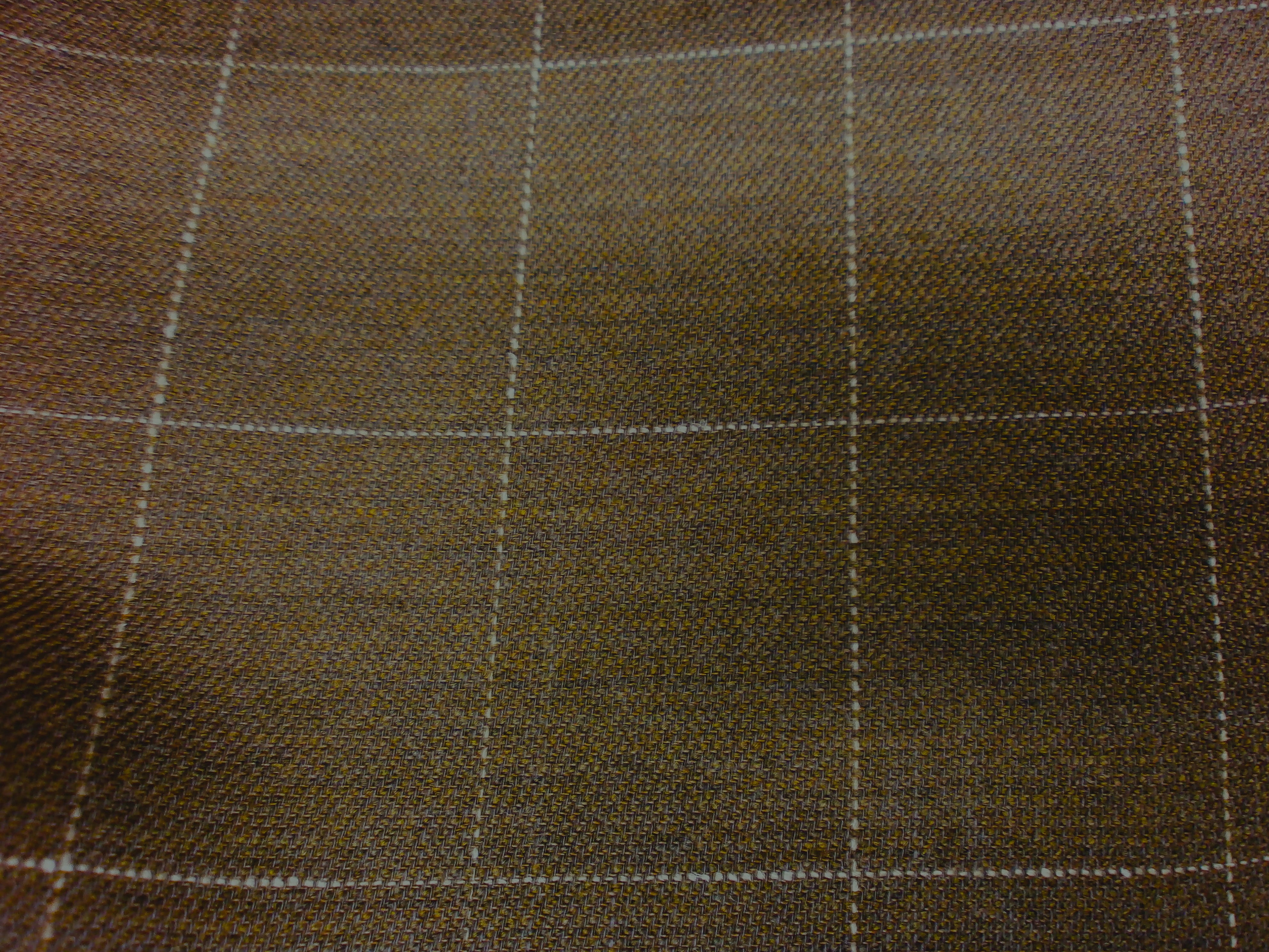 Caramel Brown Beige Check Wool Blazer Suiting