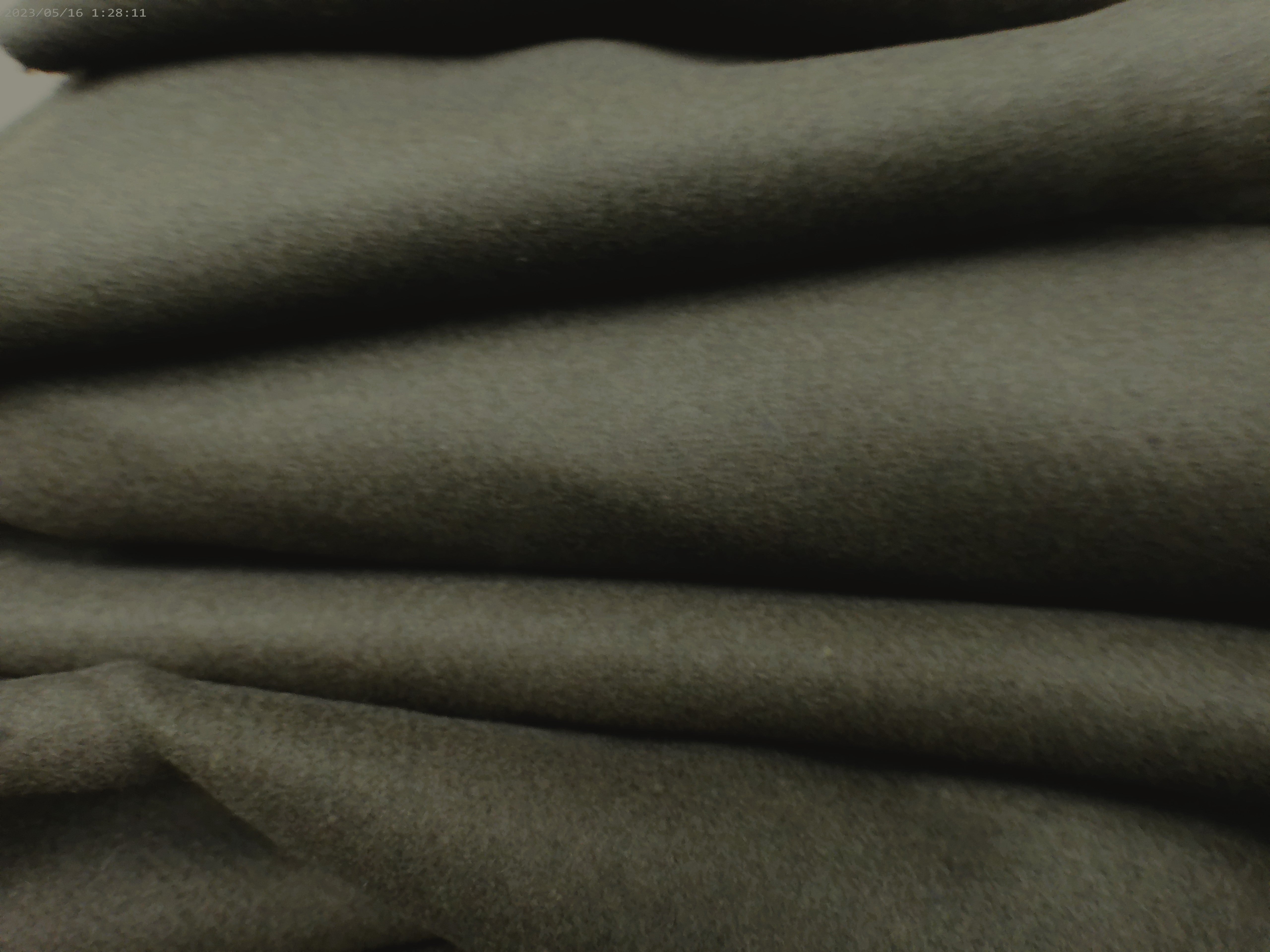 Charcoal Grey Plain Wool Coating