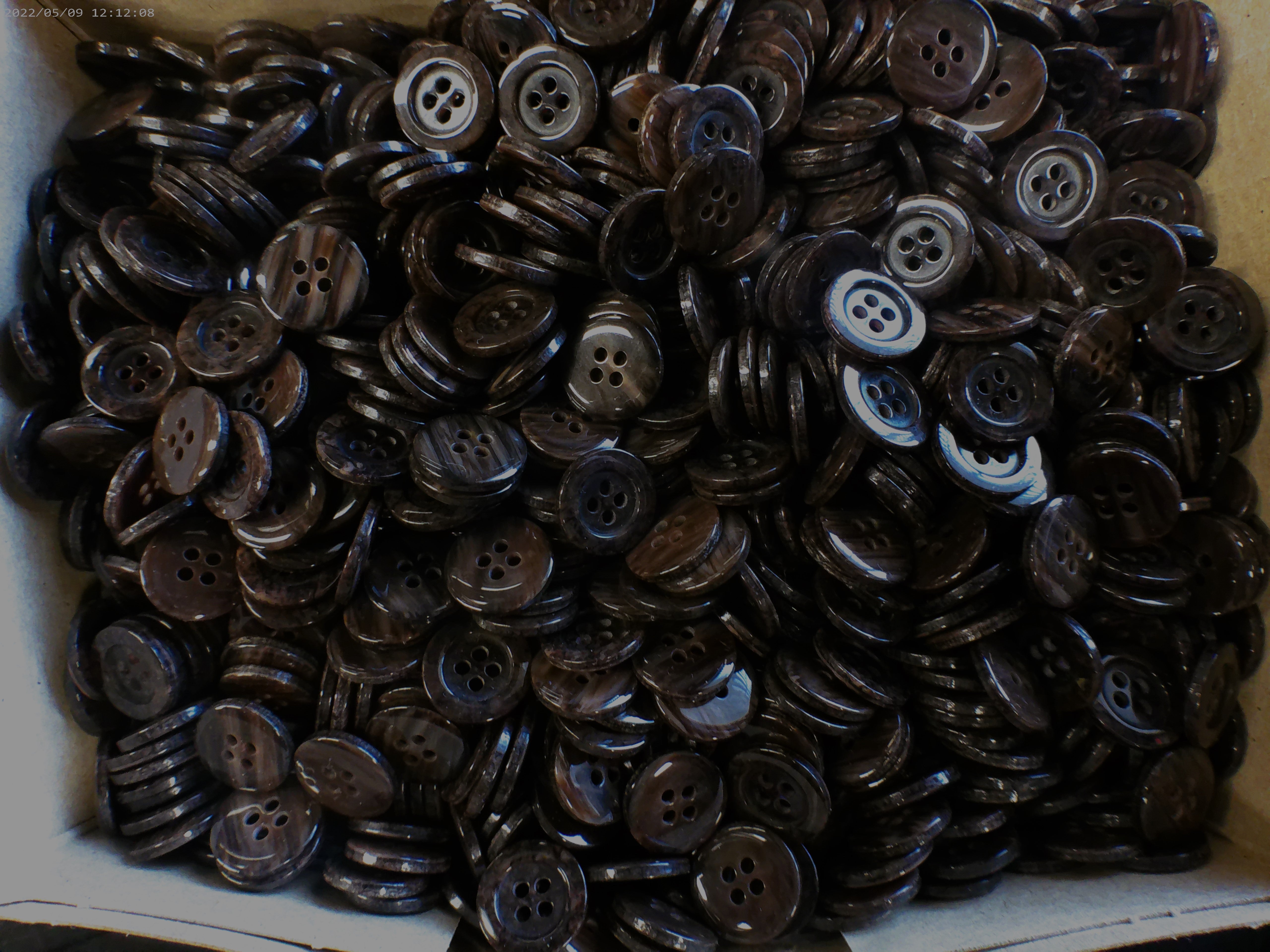 Choco Brown Shirting Buttons – 14 Piece Set