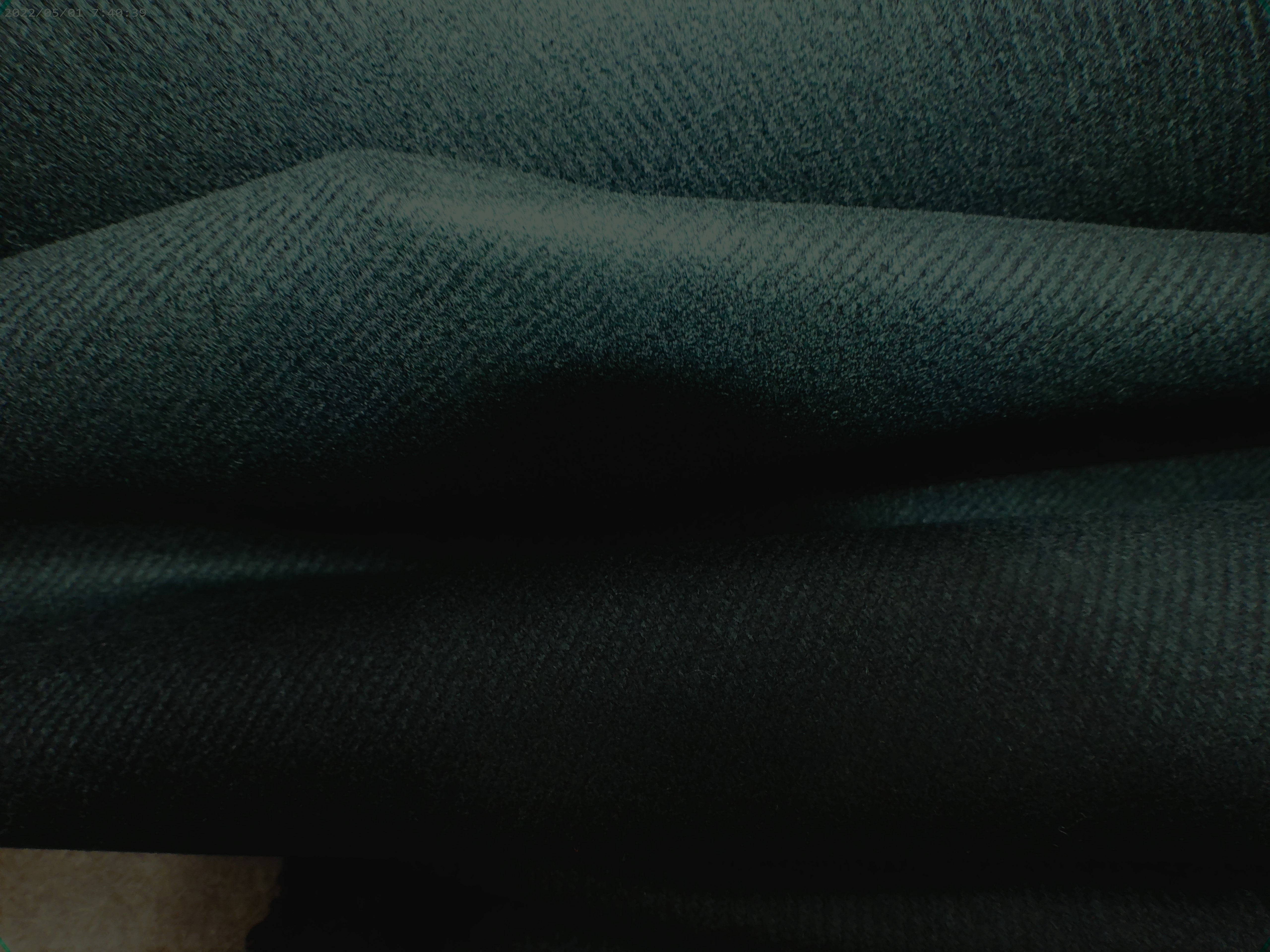 Dark Green Plain Cashmere Wool Coating