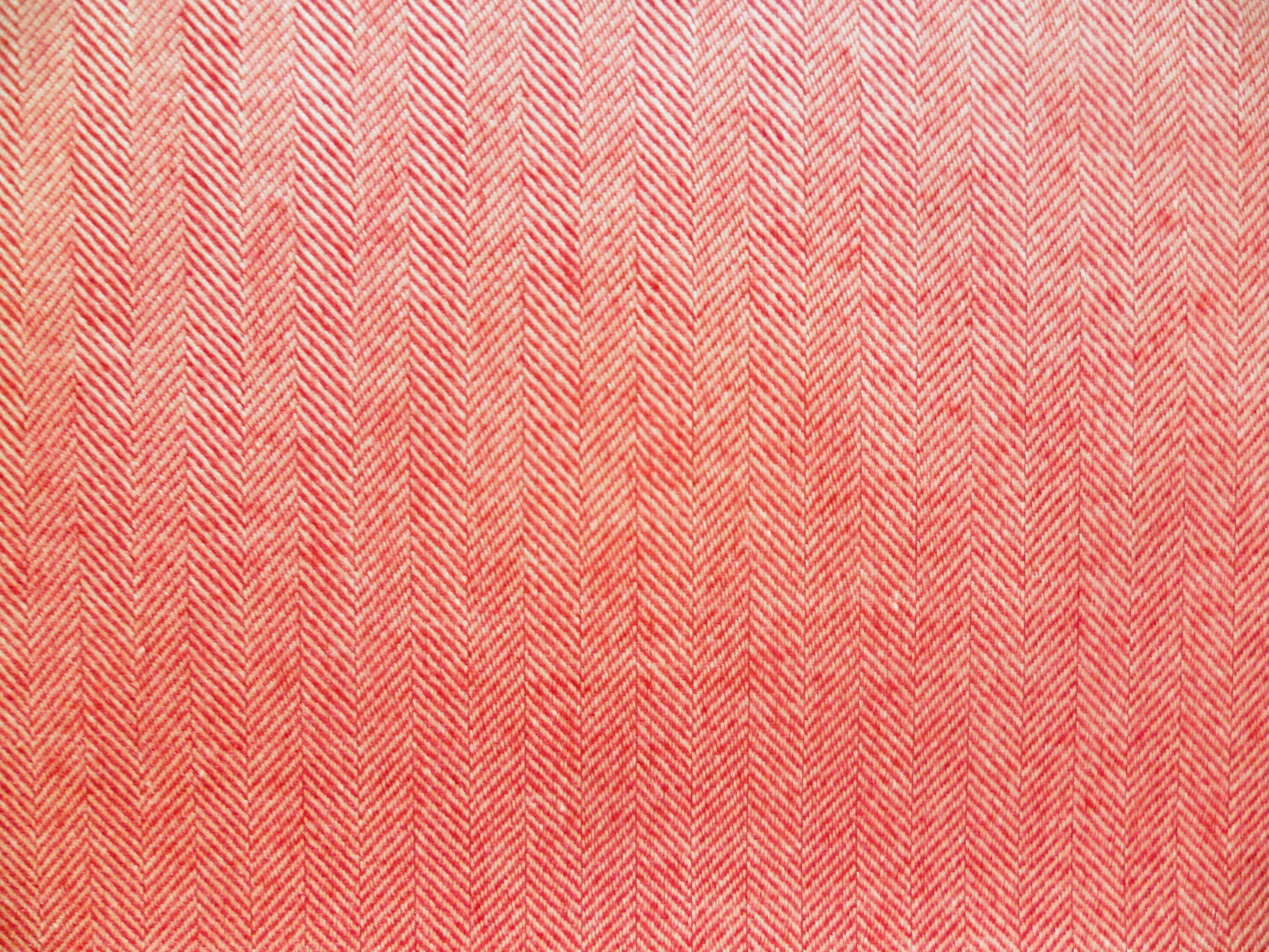 Dusty Pink White Herringbone Silk Wool Suiting