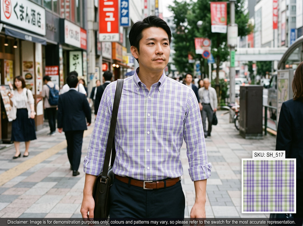 Multicolour Check Cotton Shirting