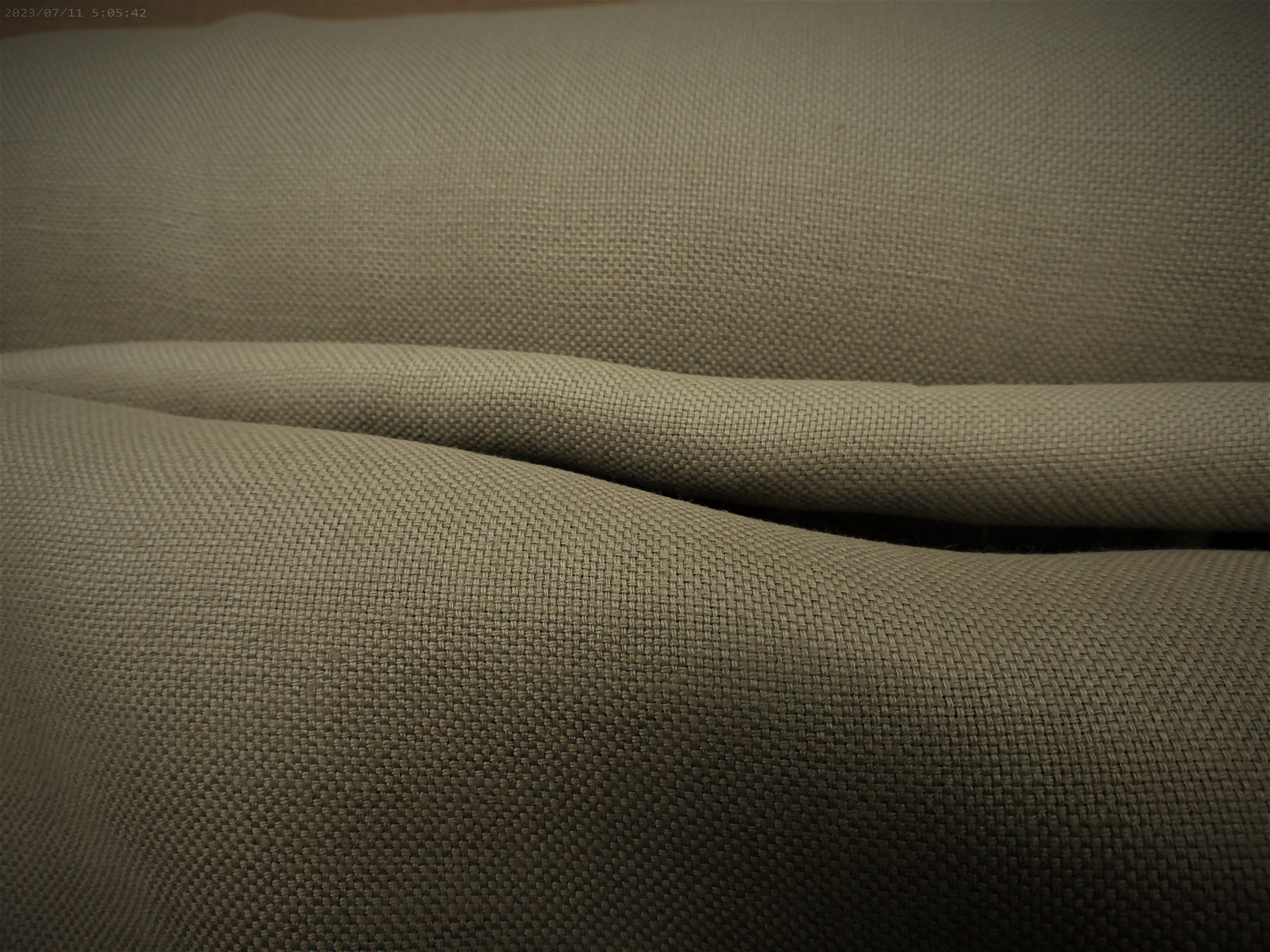 Green Birdseye Silk Linen Suiting