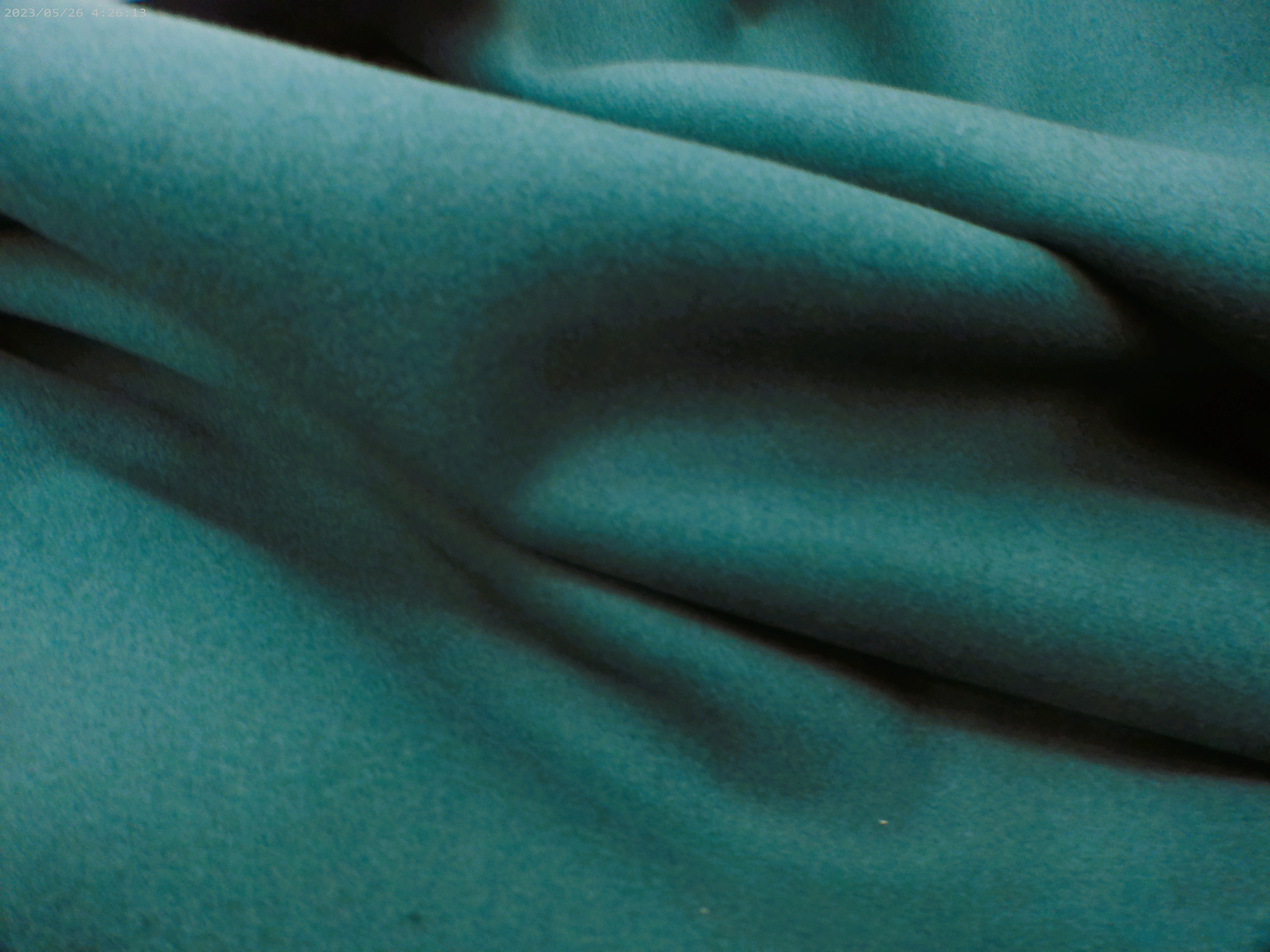 Green Plain Wool Cashmere Coating