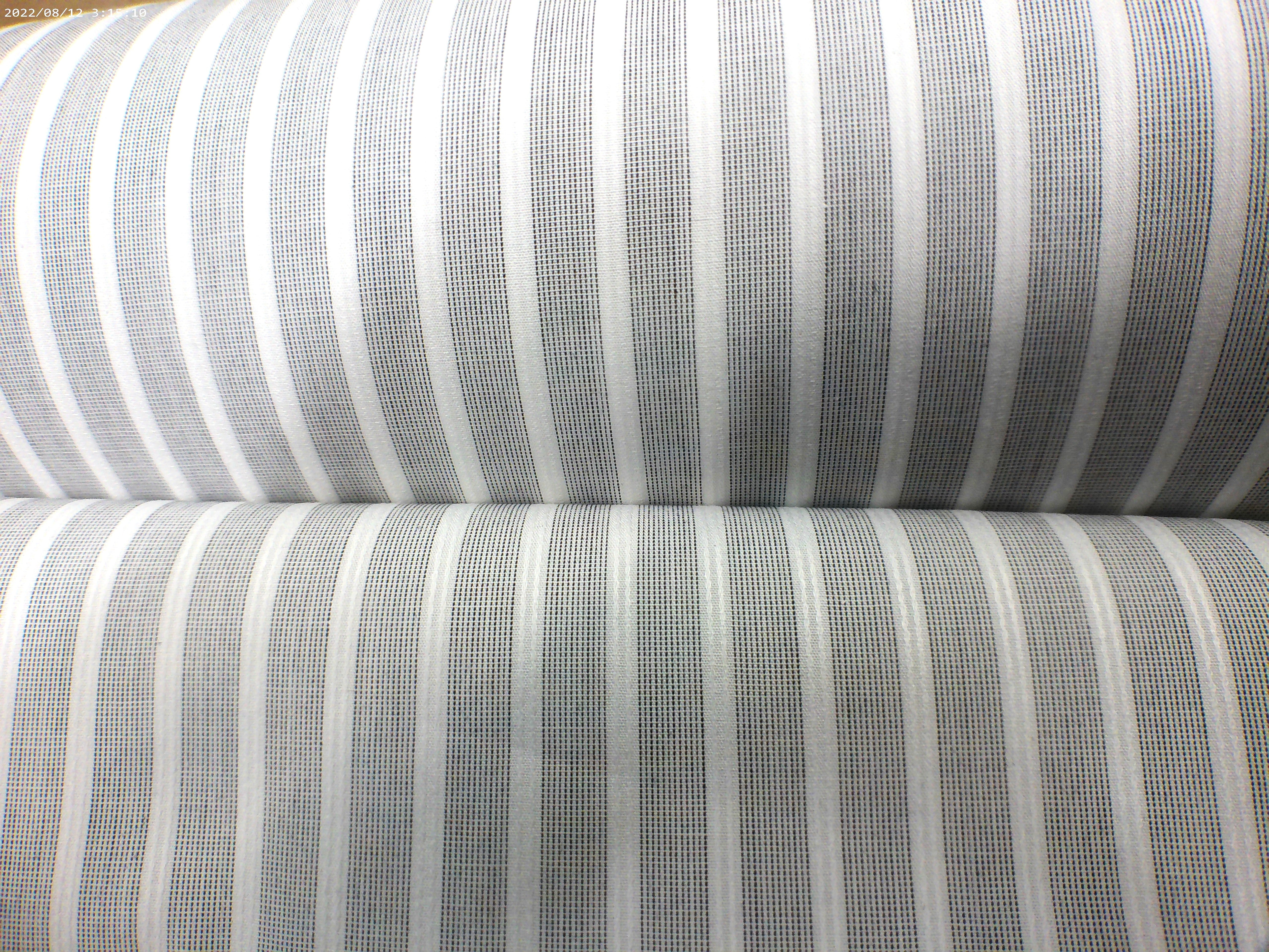 Grey White Bengal Stripe Egyptian Cotton Shirting