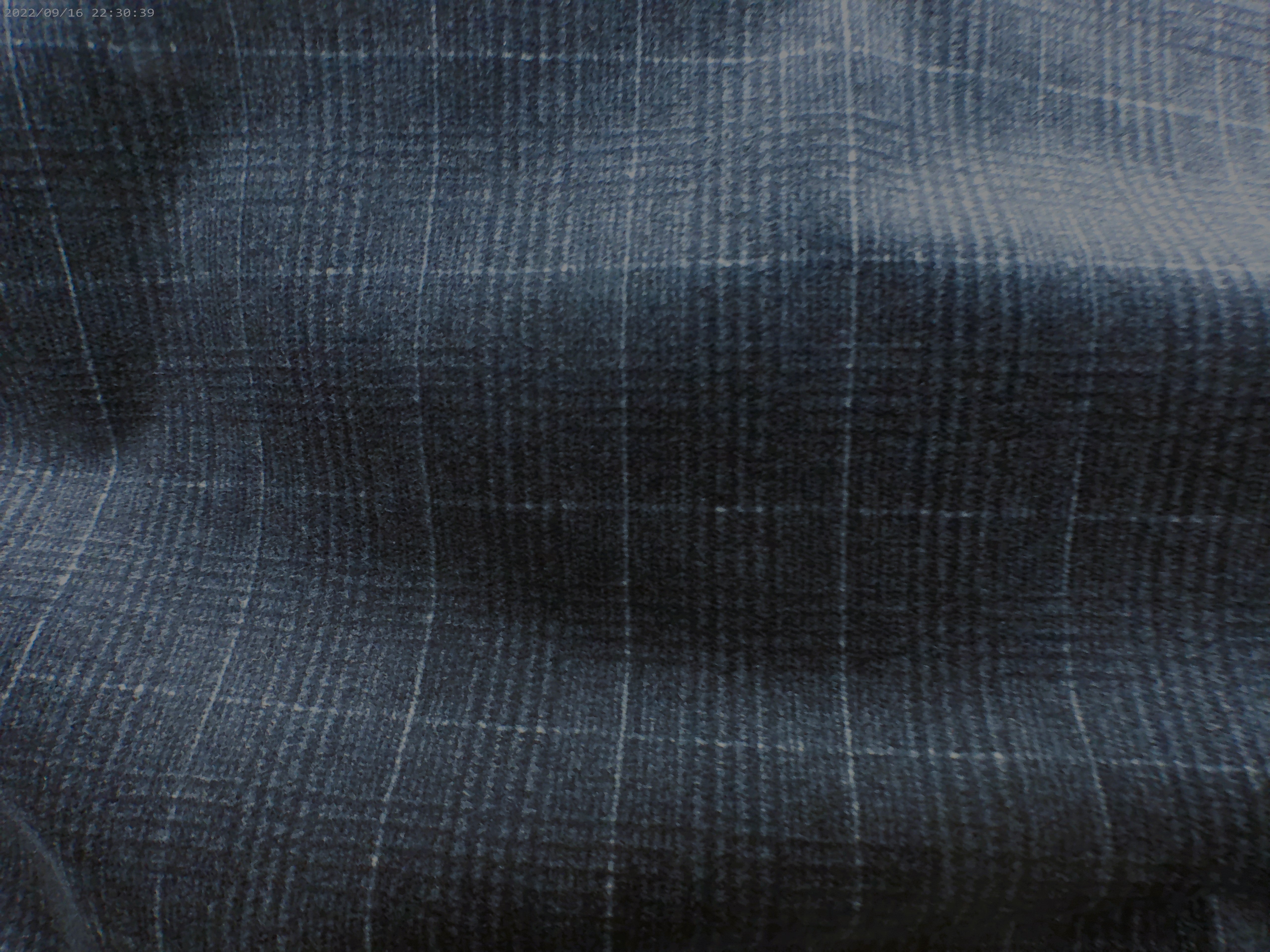 Grey White Plaid Cotton Velvet Blazer
