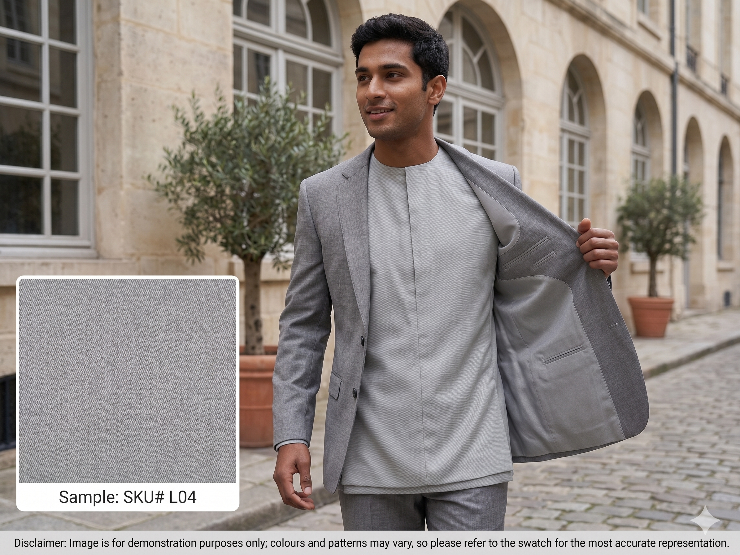 Medium Grey Lining