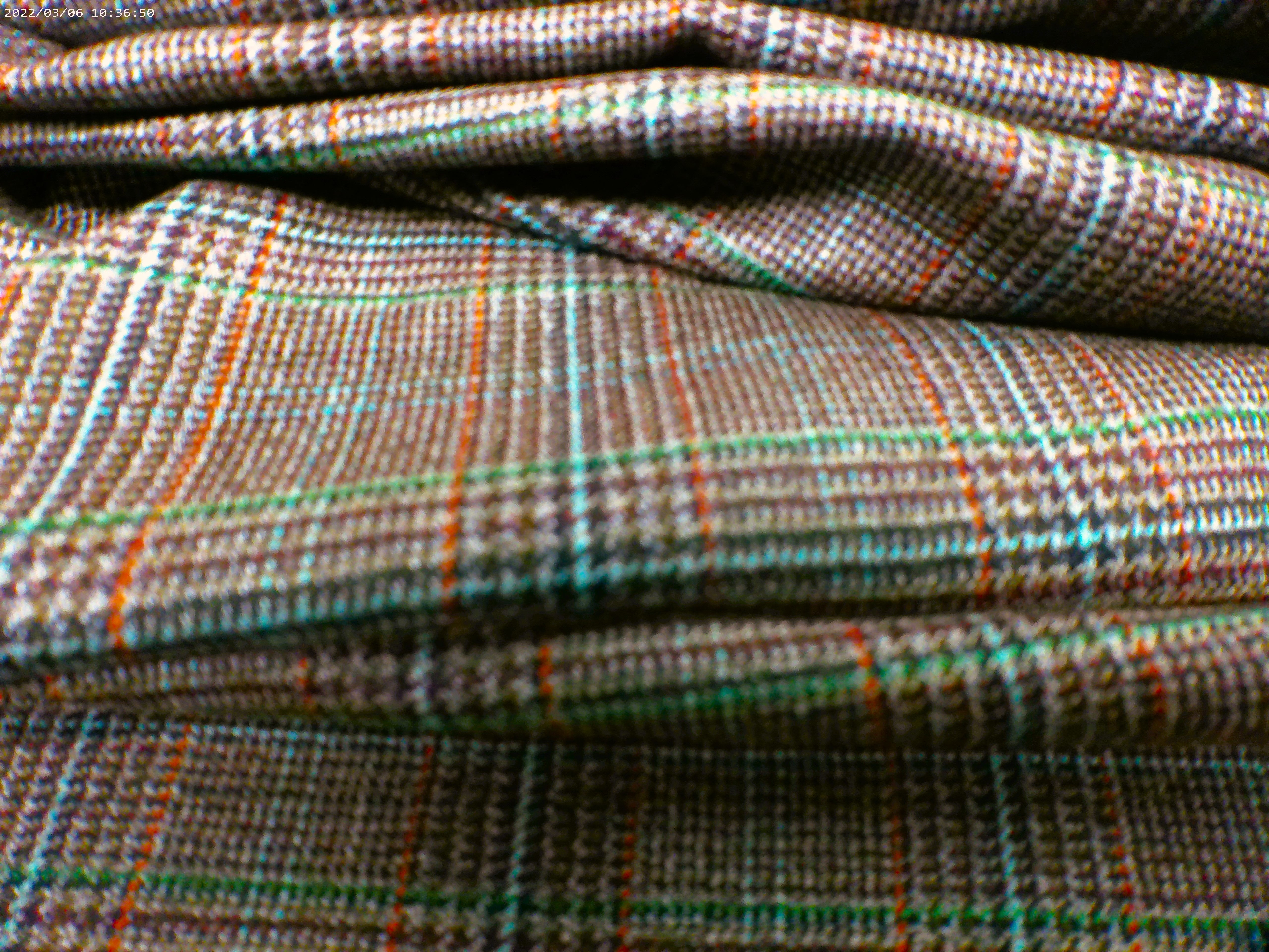 Multicolour Check Cashmere Silk Blazer