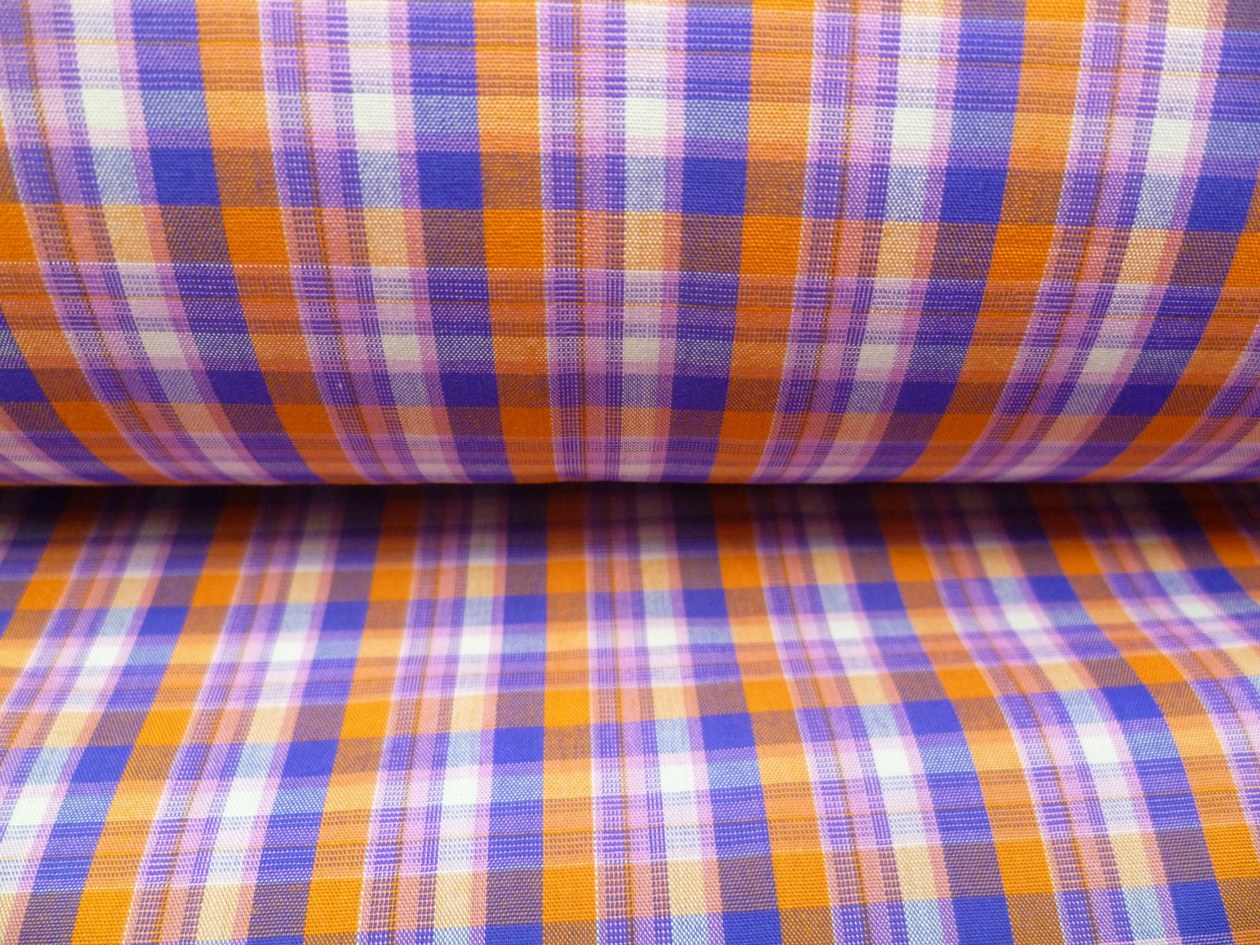 Multicolour Check Cotton Shirting