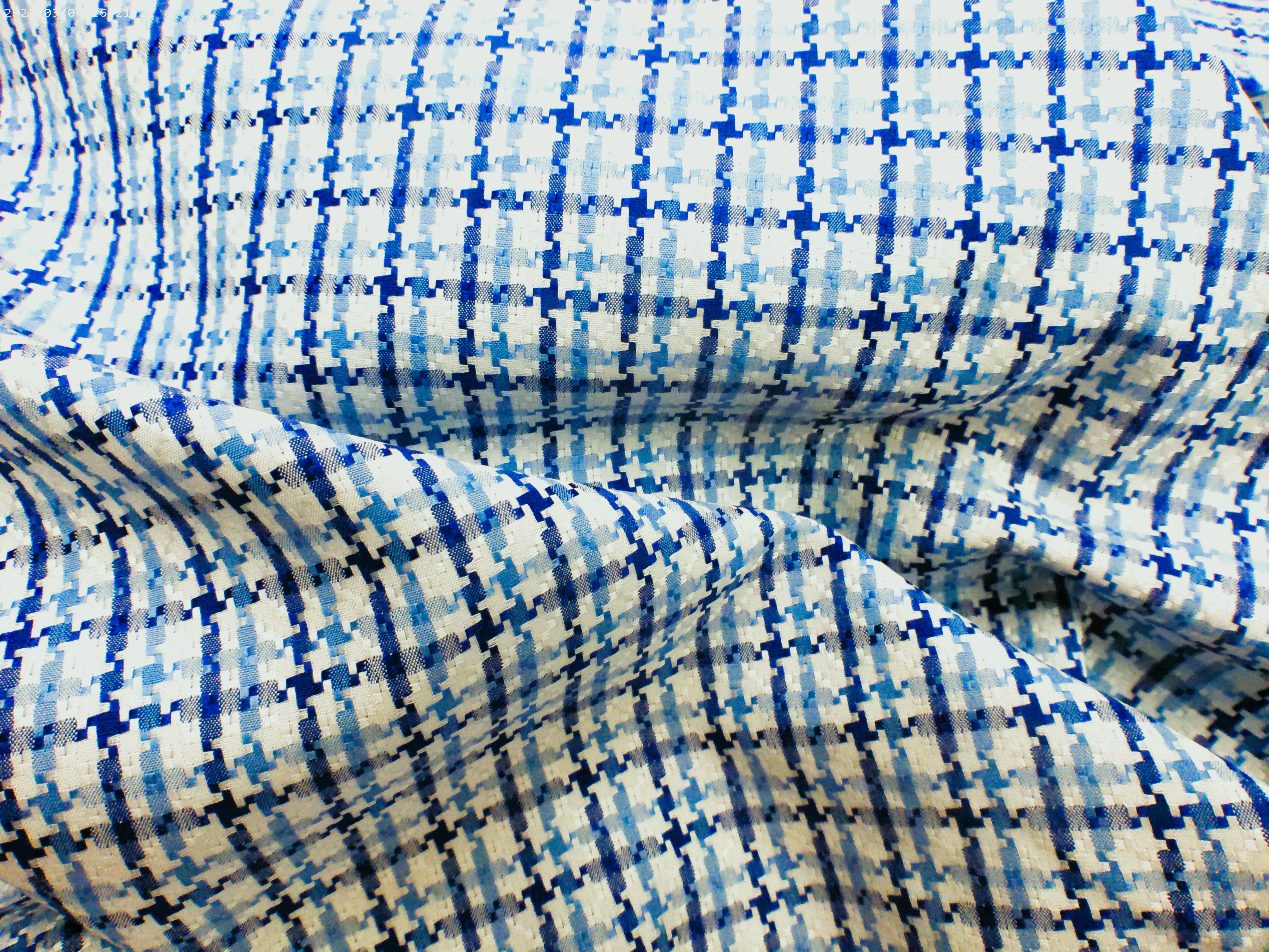 Multicolour Check Egyptian Cotton Dresses Shirting