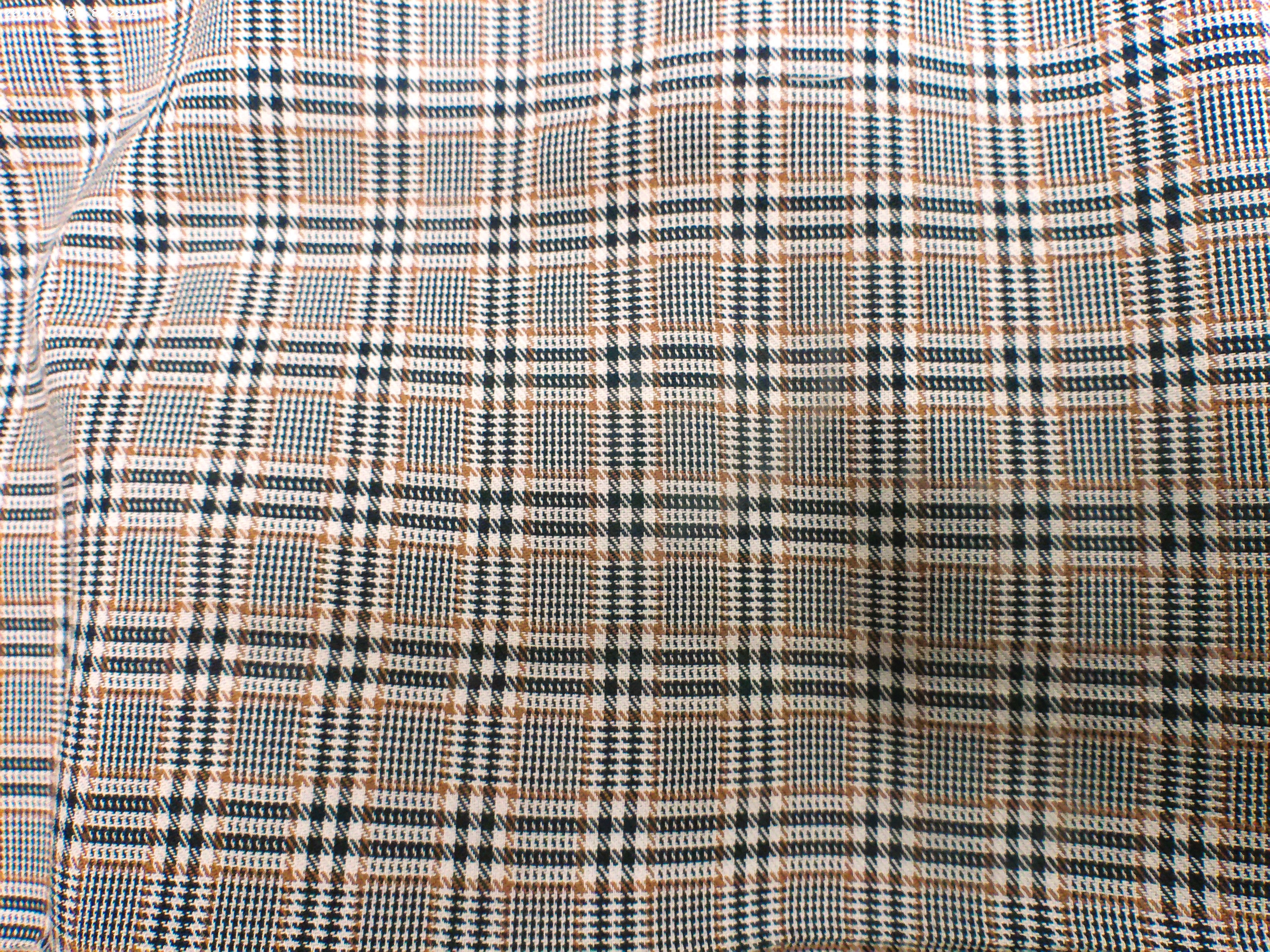 Multicolour Check Egyptian Cotton Shirting