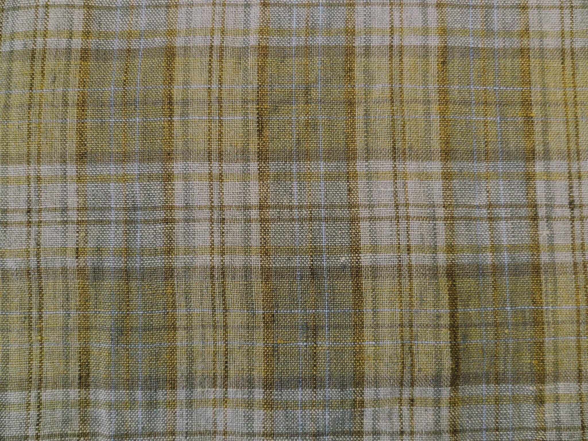 Multicolour Check Linen Suiting