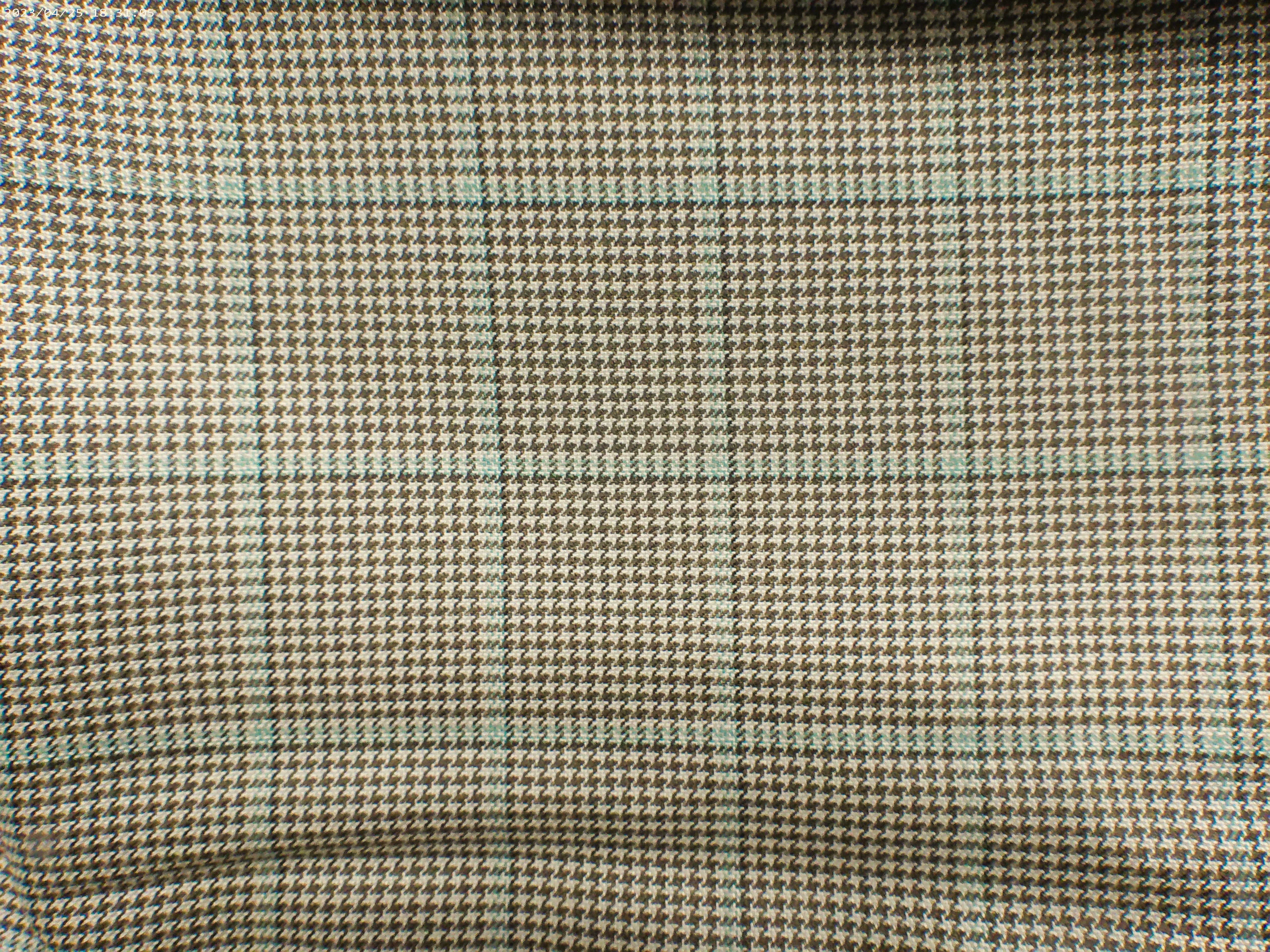 Multicolour Check Merino Wool Silk Blazer