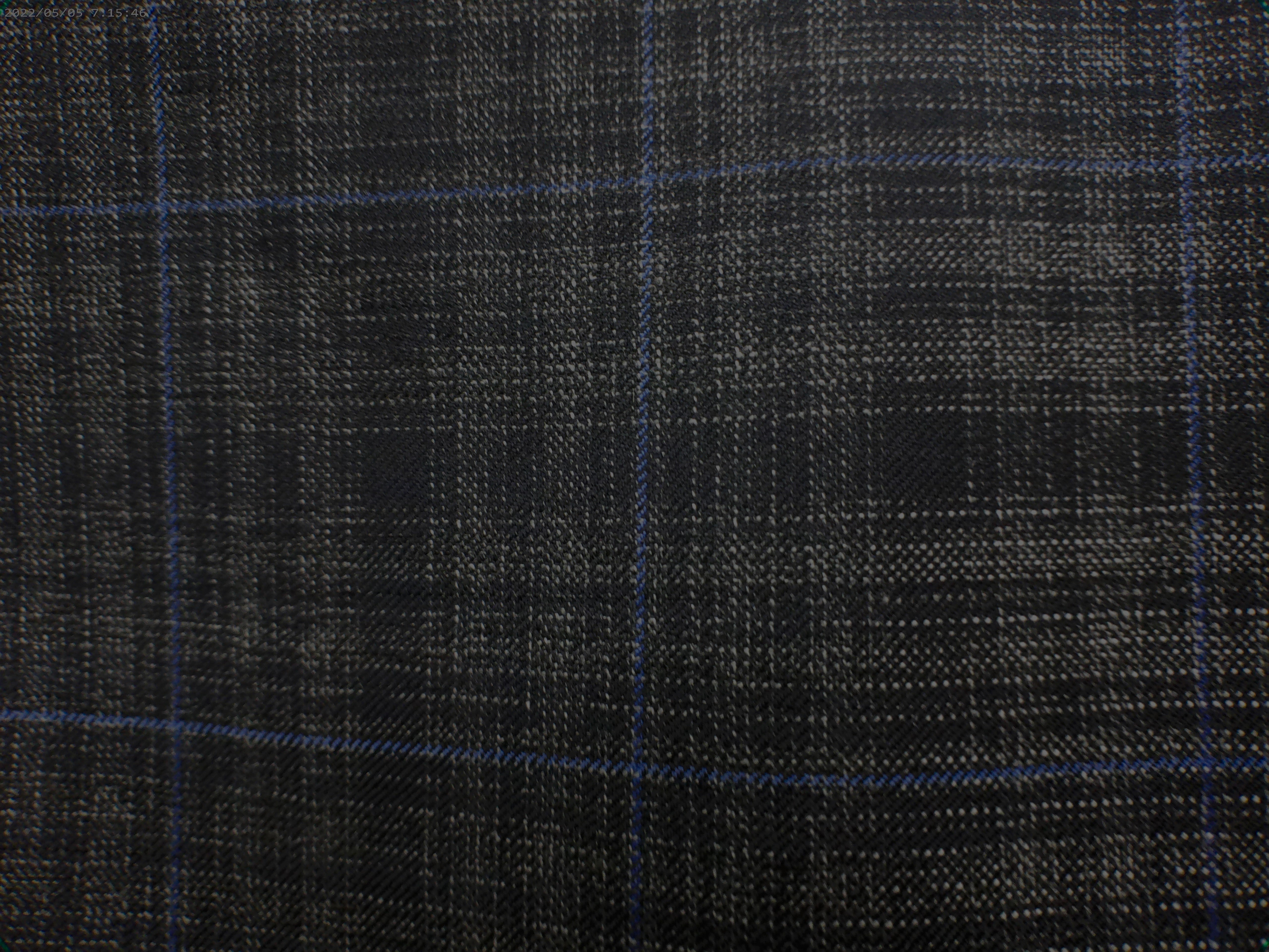 Multicolour Check Silk Cashmere Linen Suiting