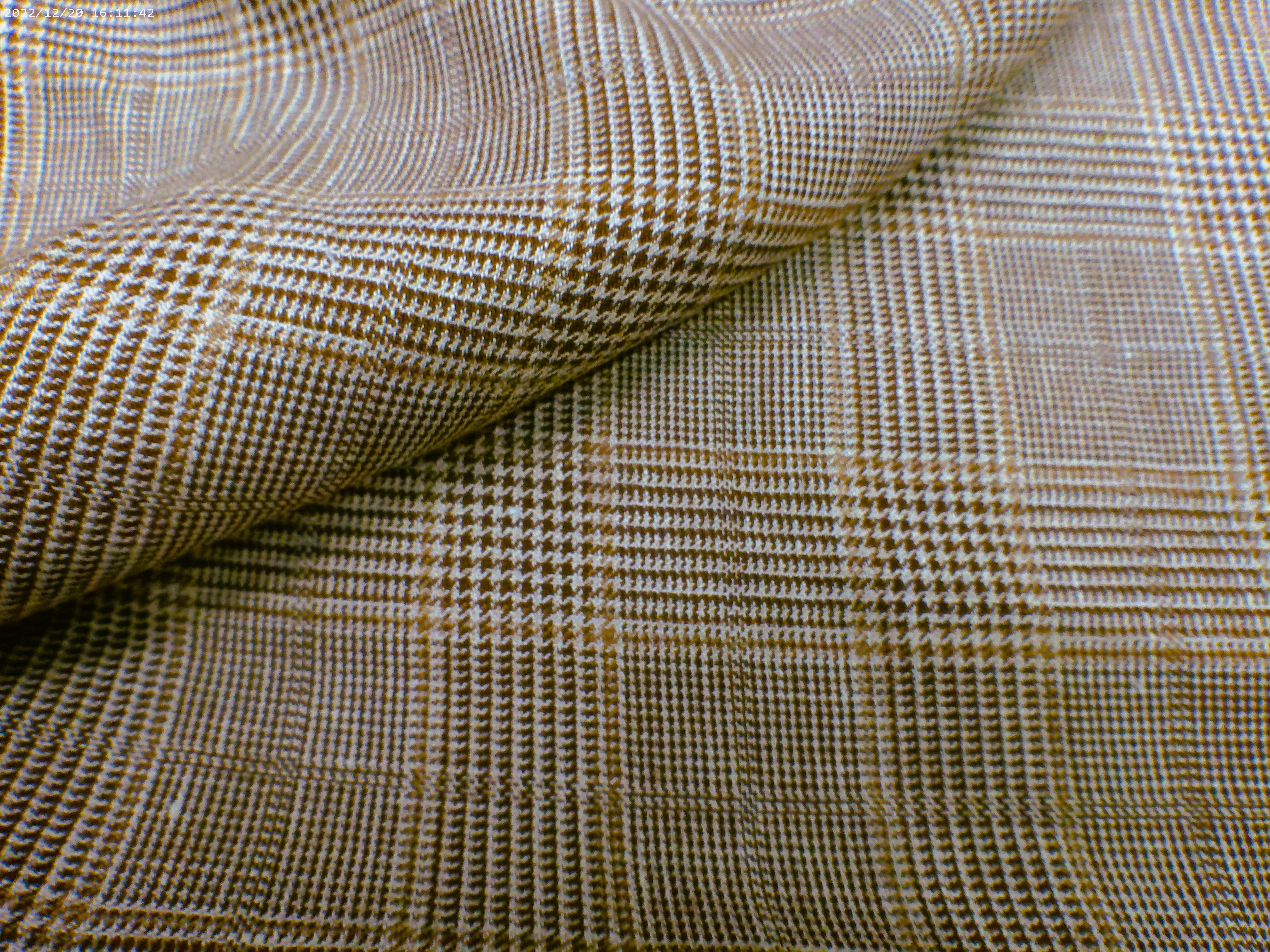 Multicolour Check Silk Linen Suiting
