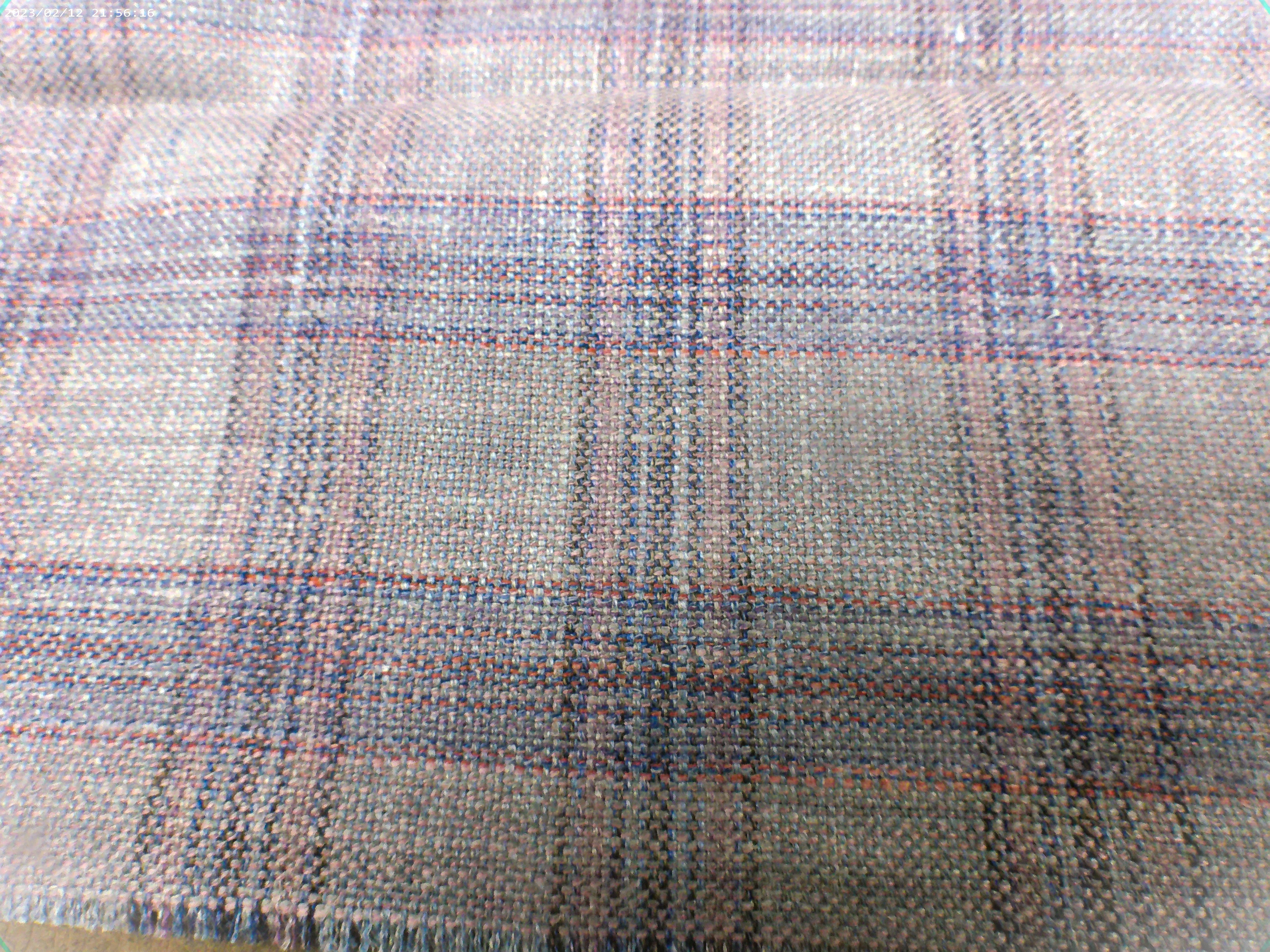Multicolour Check Silk Linen Wool Blazer Suiting
