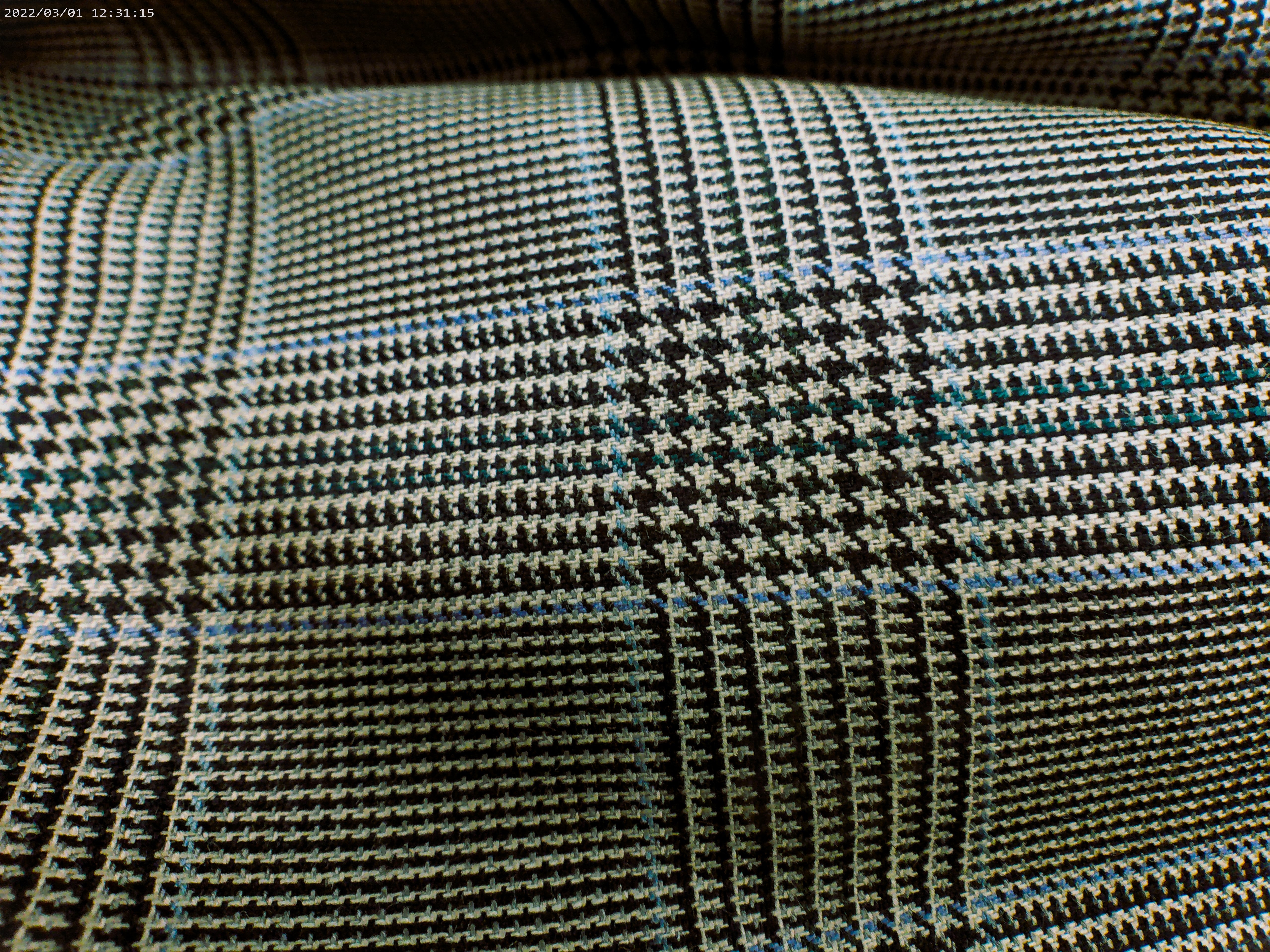 Multicolour Check Silk Wool Blazer Suiting