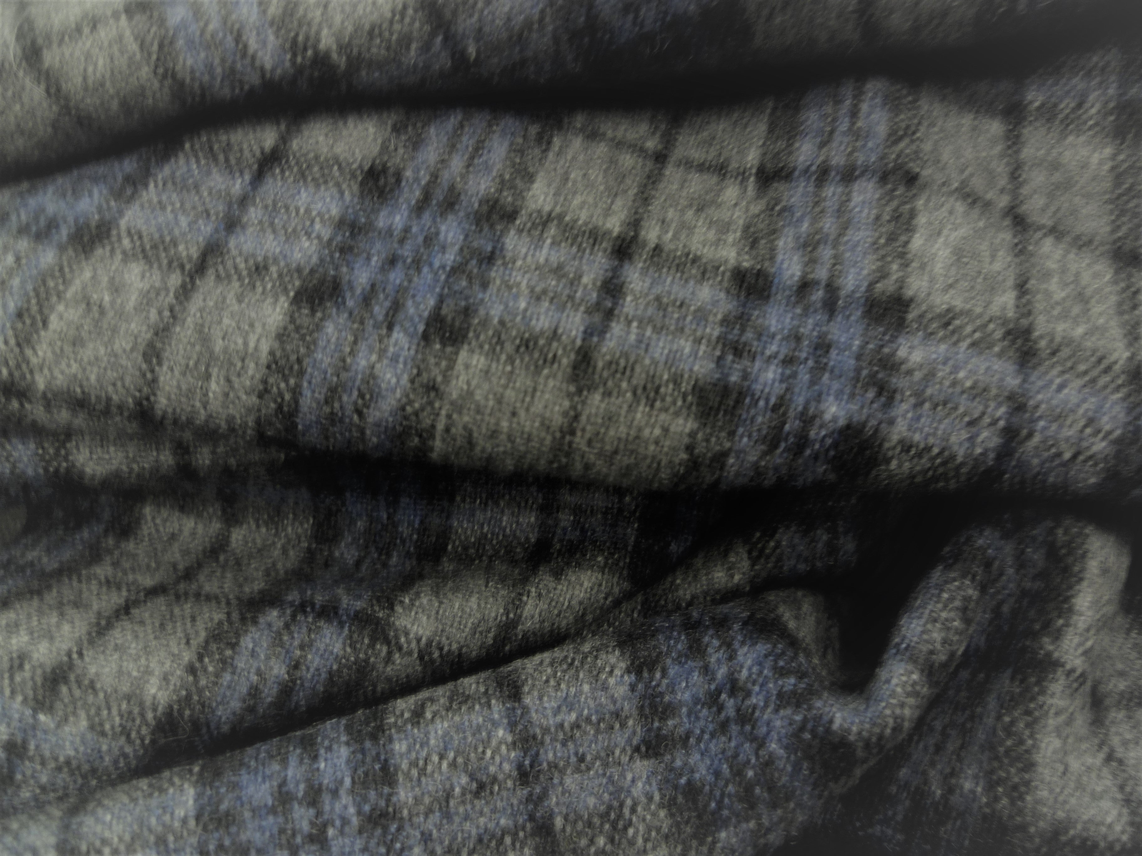 Multicolour Check Wool Cashmere Blazer