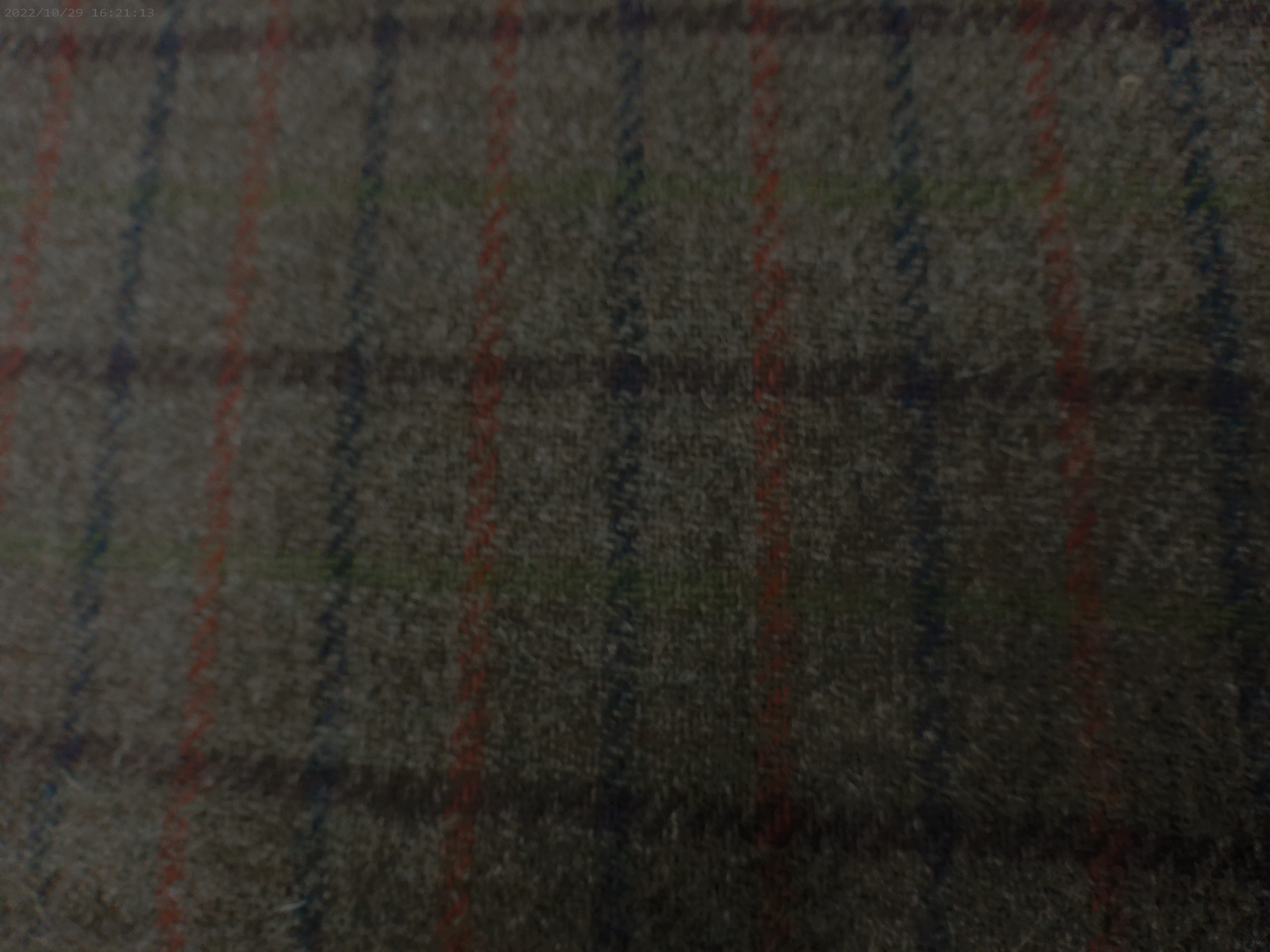 Multicolour Check Wool Coating