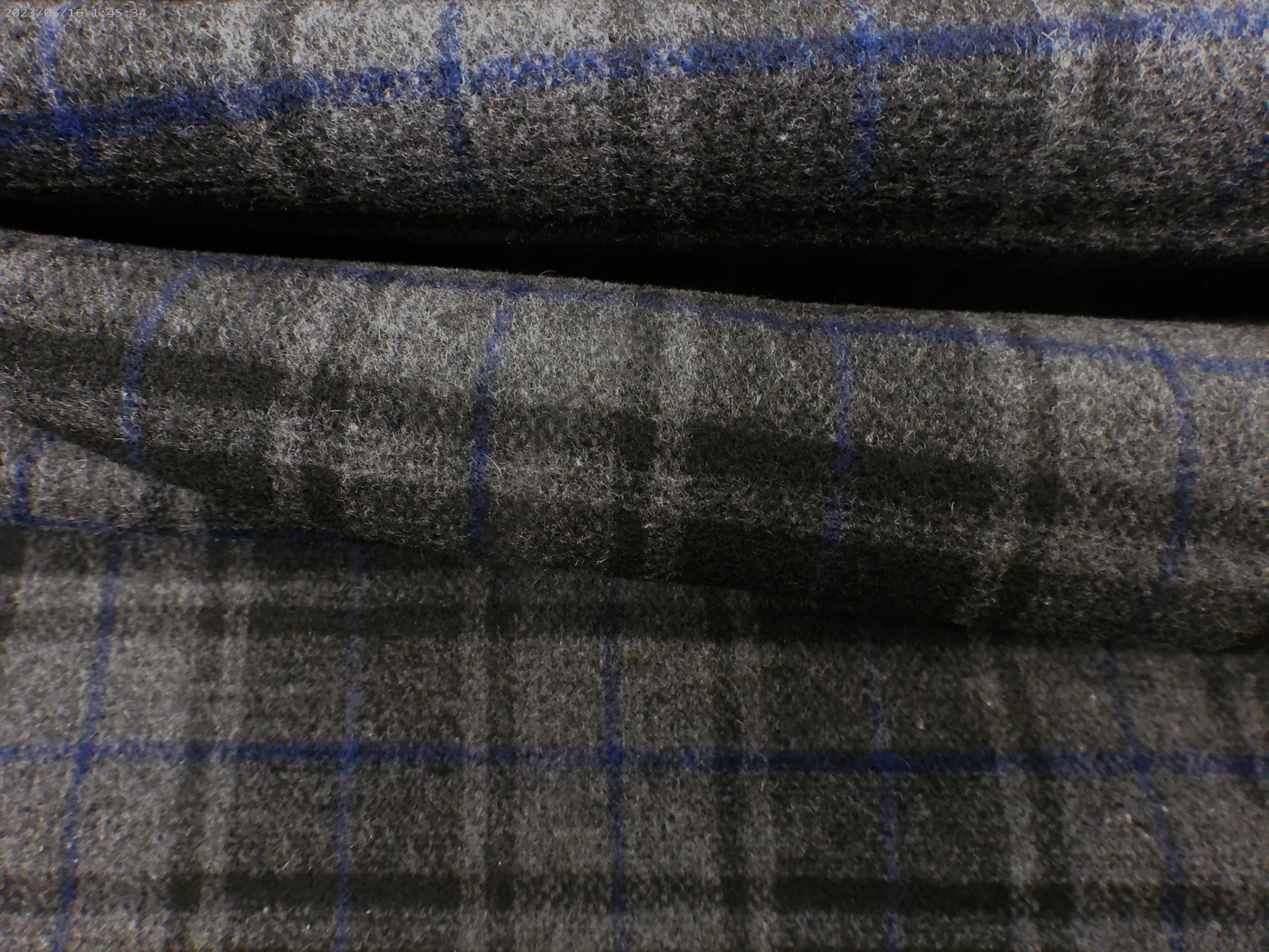 Multicolour Check Wool Coating